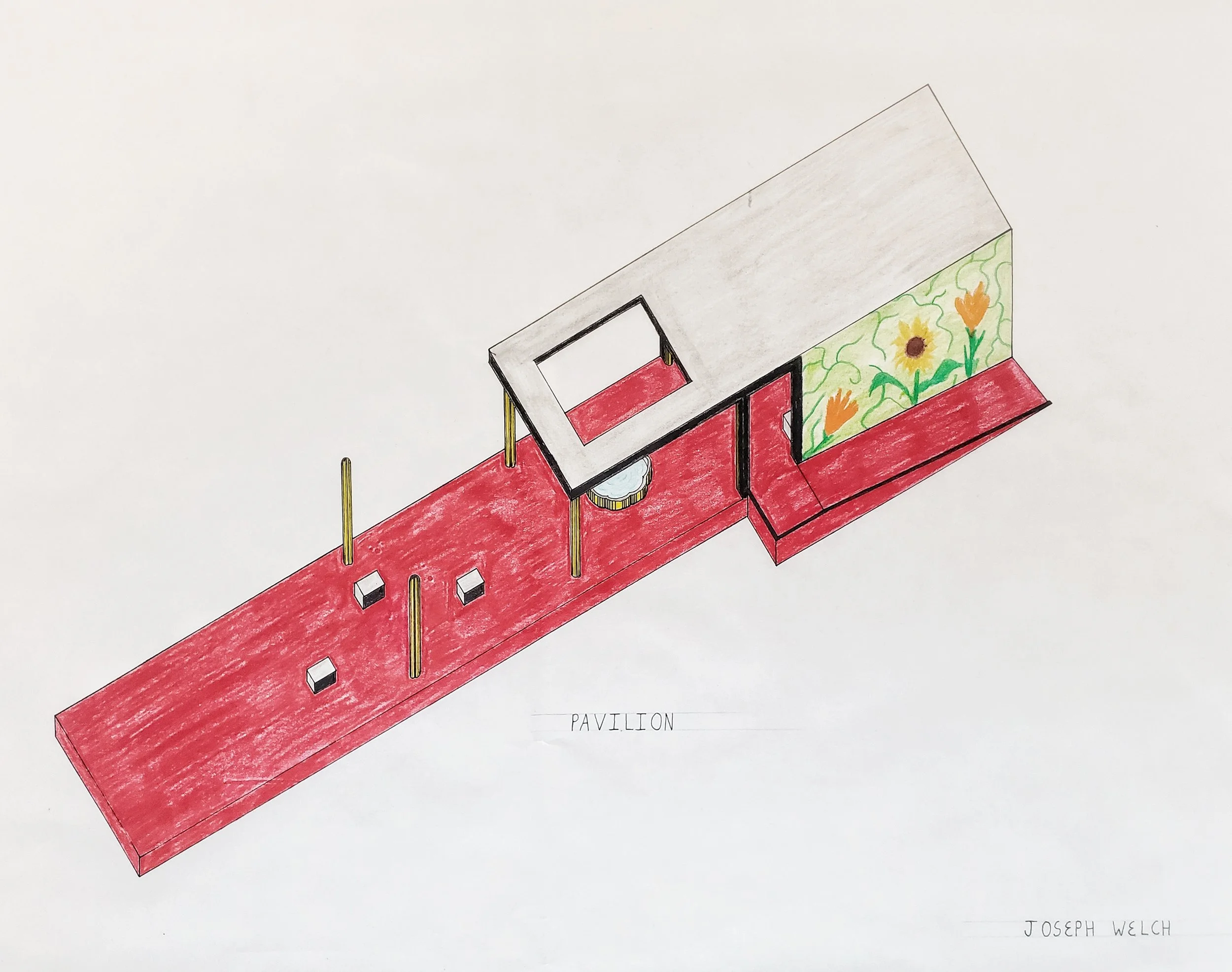 Aquarius Pavilion in color