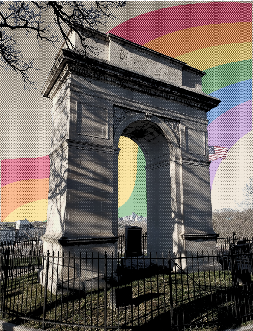 A logo for the Rosedale Rainbow Welcoming Alliance ~ Designed in Canva