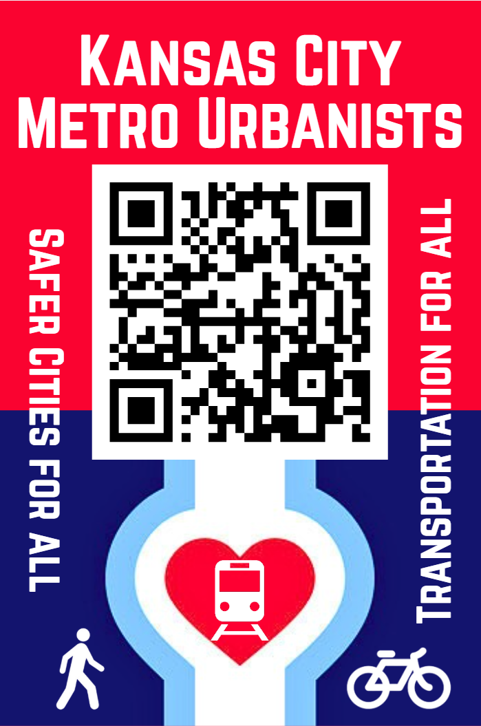 A sticker for the Kansas City Metro Urbanists ~ Designed in Canva