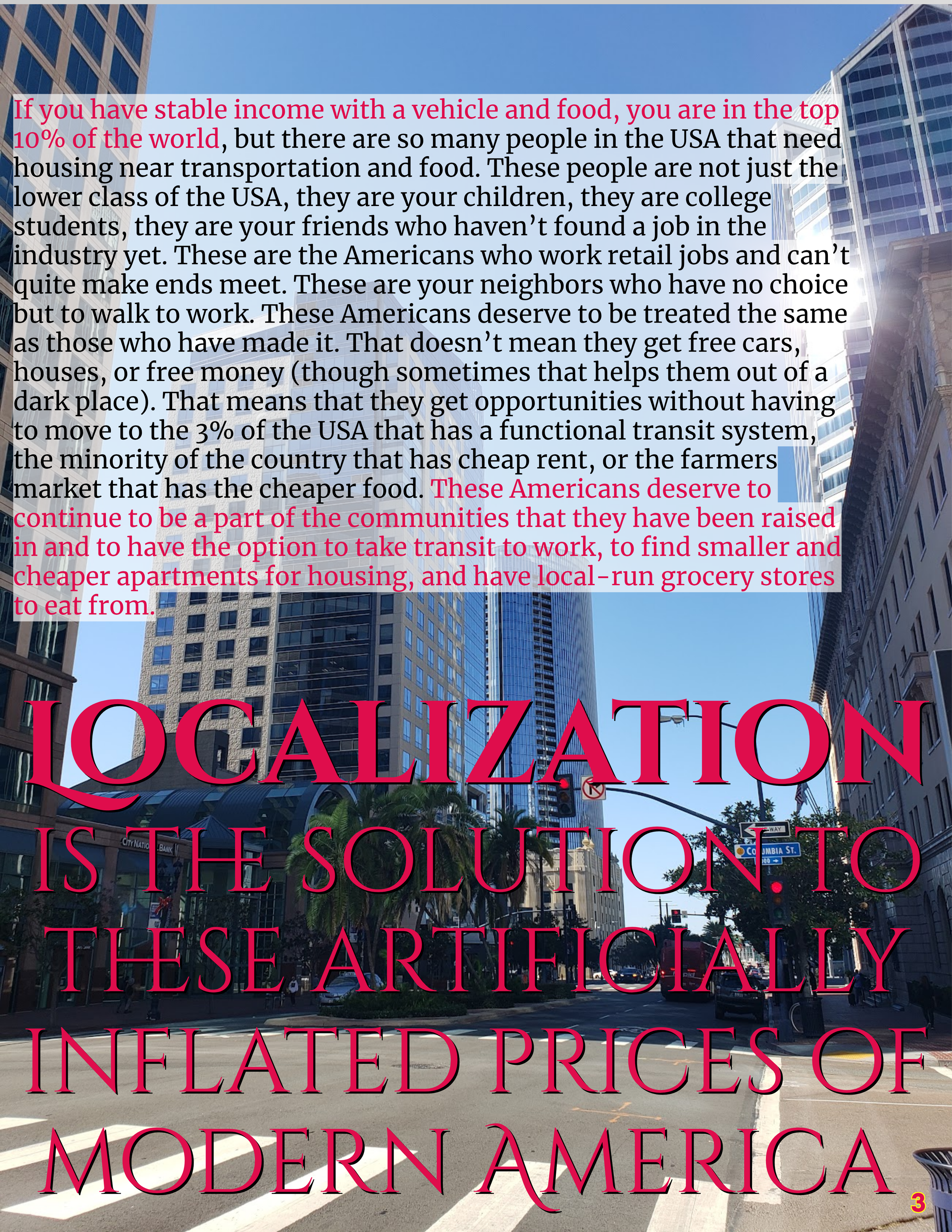 Page 3 - The Cost of Living Crisis