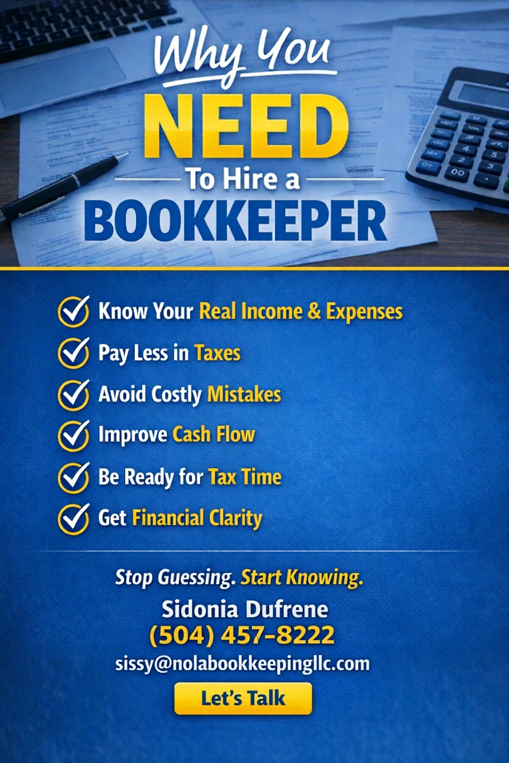 With a Bookkeeper vs. Without a Bookkeeper: What’s the Real Difference for Your Business?