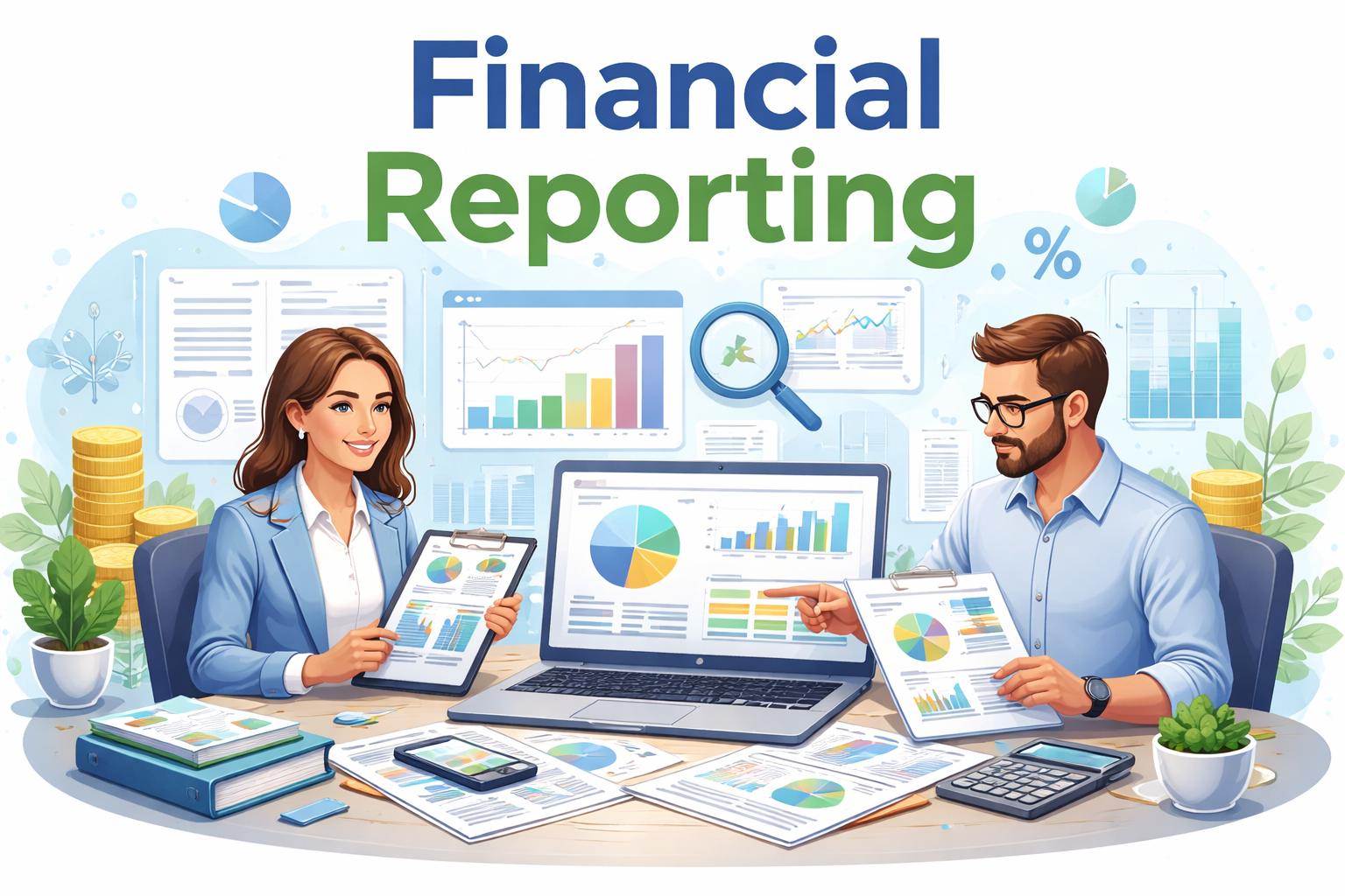 Modern wooden house with large glass window set in a grassy landscape with mountains in the background.