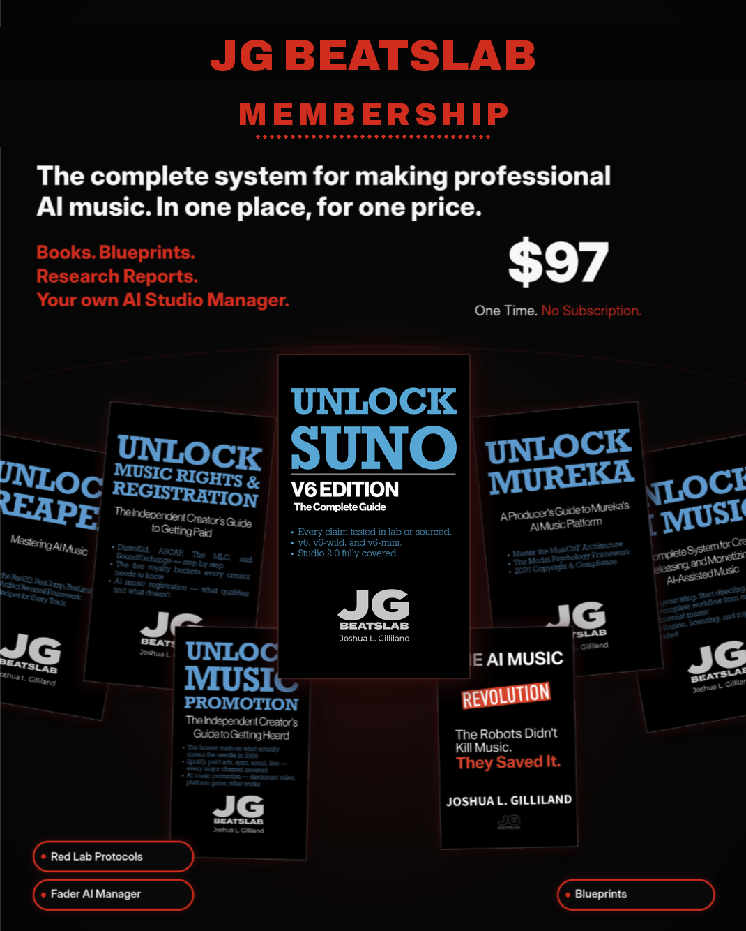 JG BeatsLab Membership (includes the complete Red Lab Library)