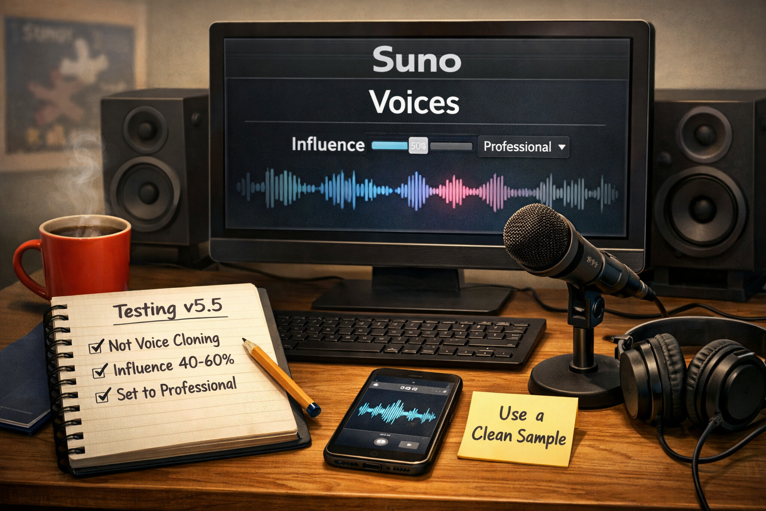 We Tested Suno v5.5 Voices on Day One. Here's What We Found.