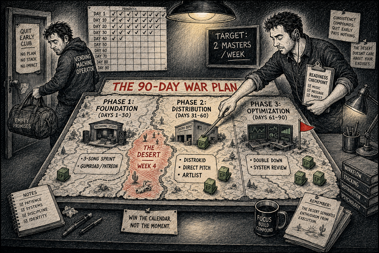 The 90-Day War Plan and Why Most Catalog Strategies Stall in Week Four