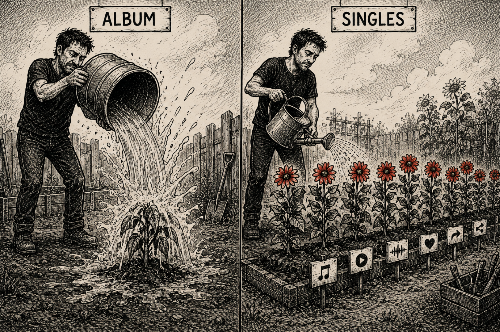 Why One Single Every Five Weeks Beats Releasing an Album