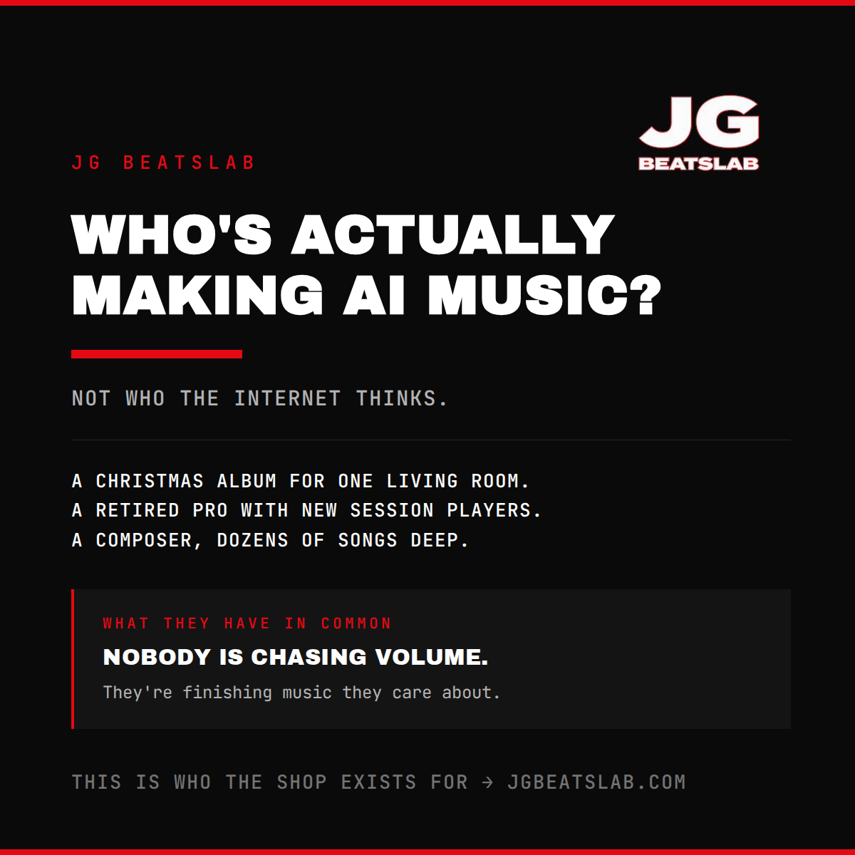 Who's Actually Making AI Music (It's Not Who the Internet Thinks)