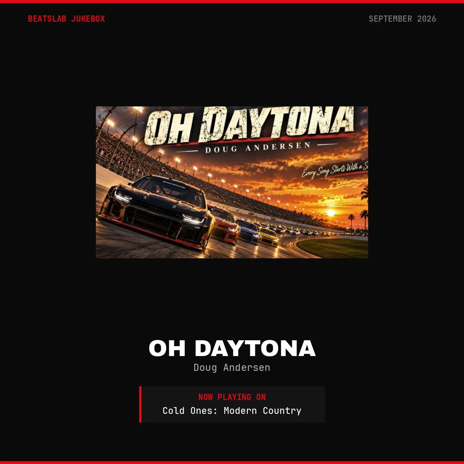 Doug Andersen, "Oh Daytona"
