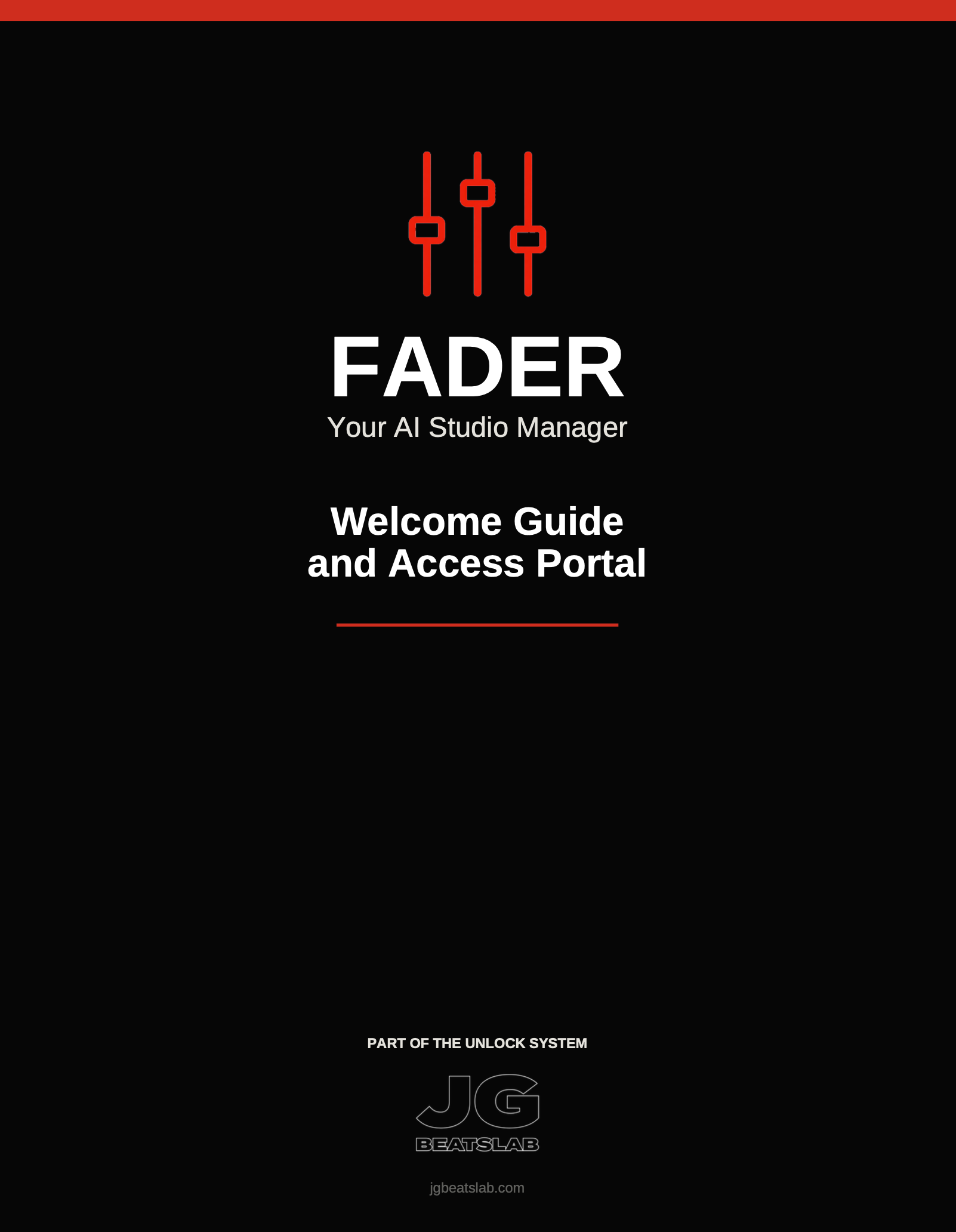 Fader: Your AI Studio Manager