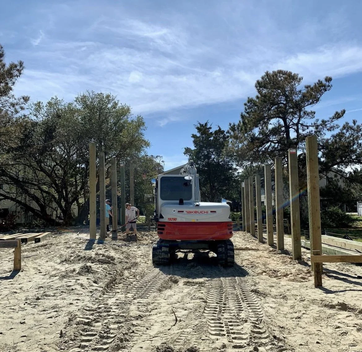 House pilings, New house pilings, Piling Replacement, Pile Driving
