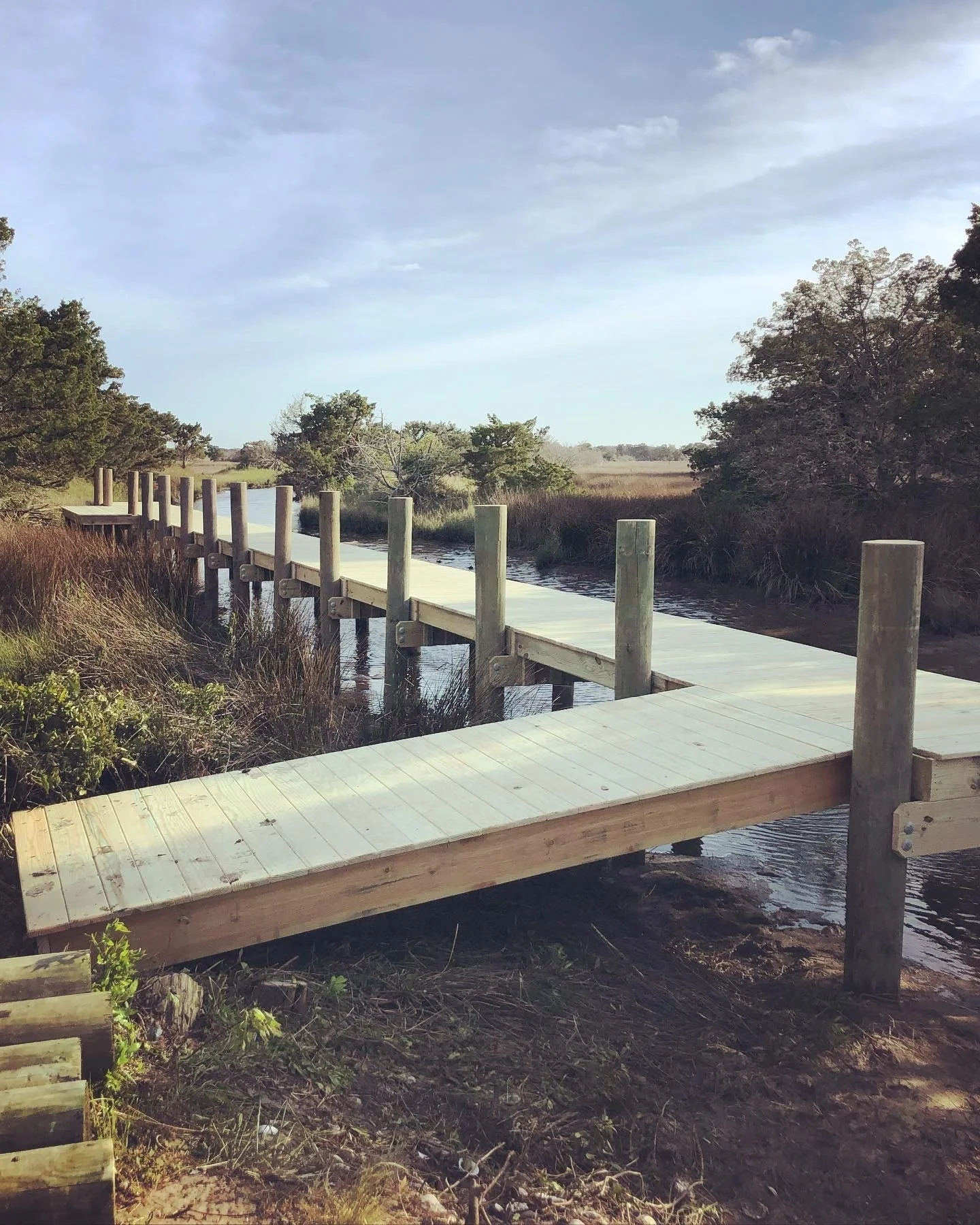 pier in Ocracoke, NC