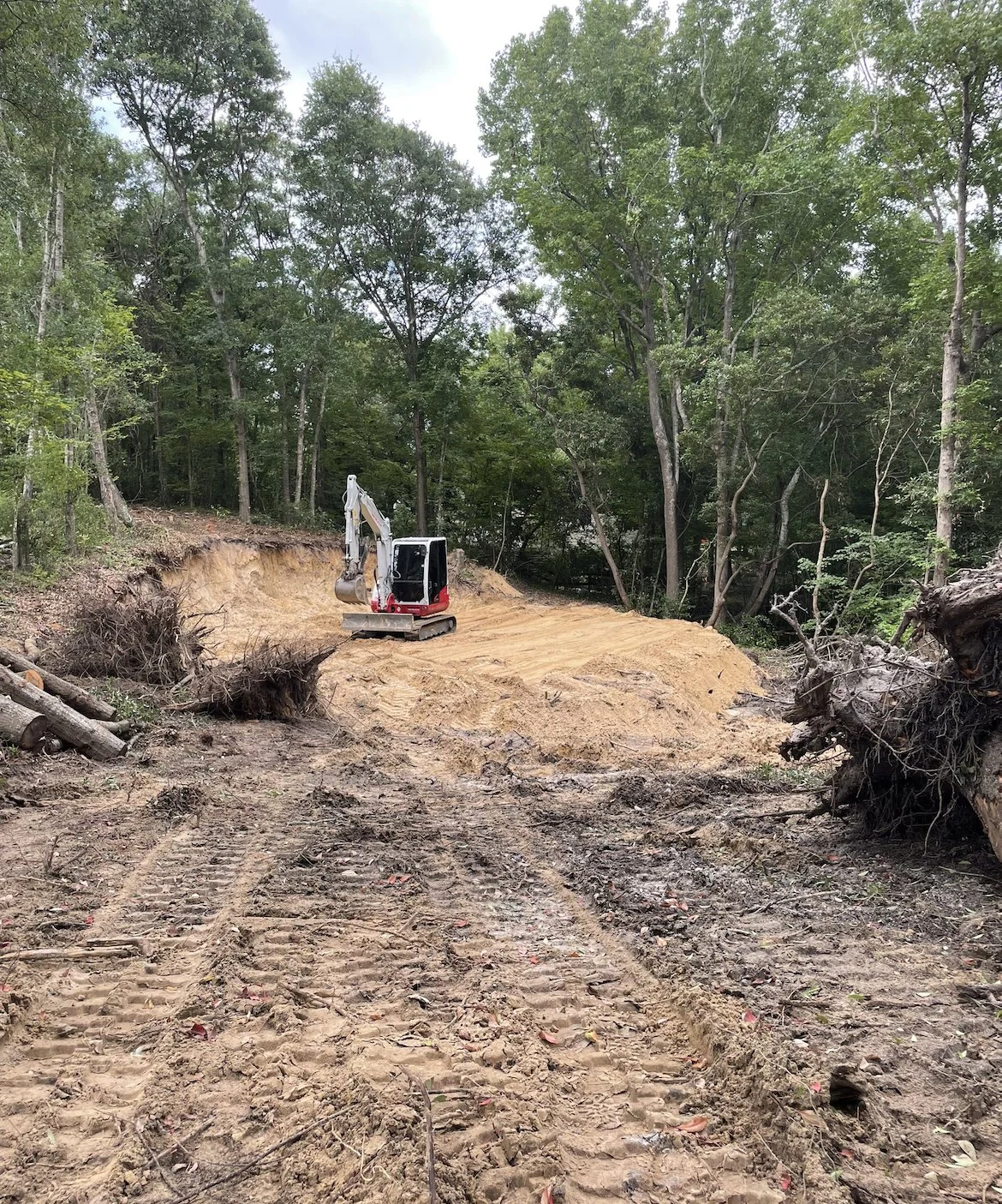 Excavation, Grading, backfill 