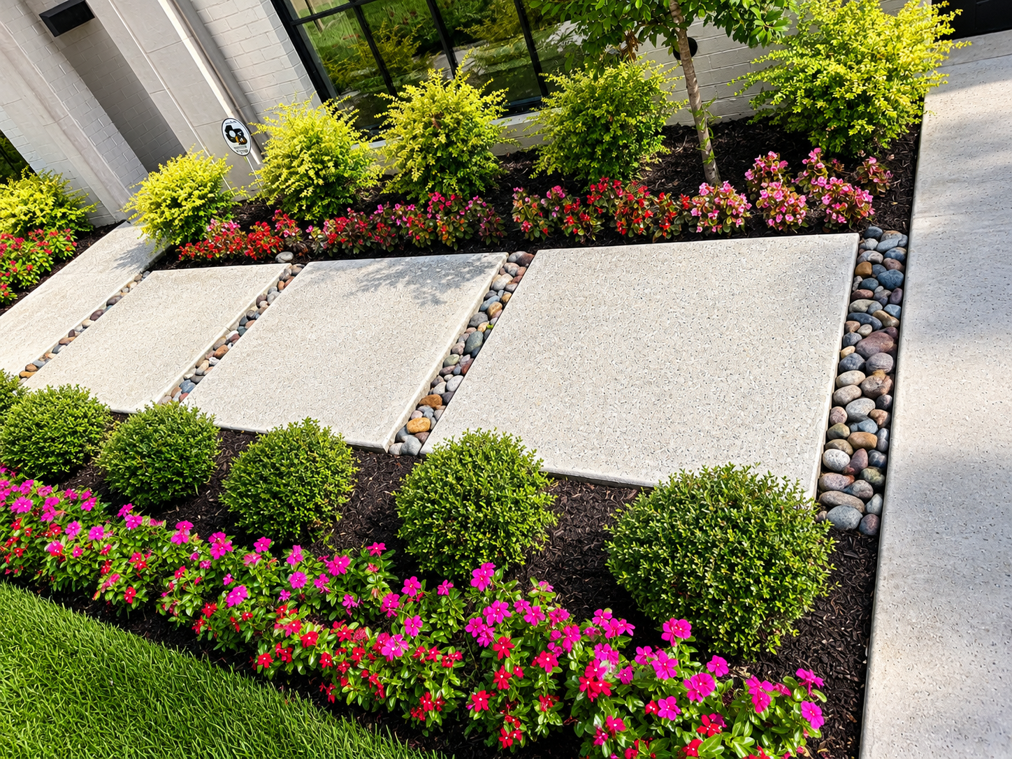 Modern Sunlit Garden Pathway.png