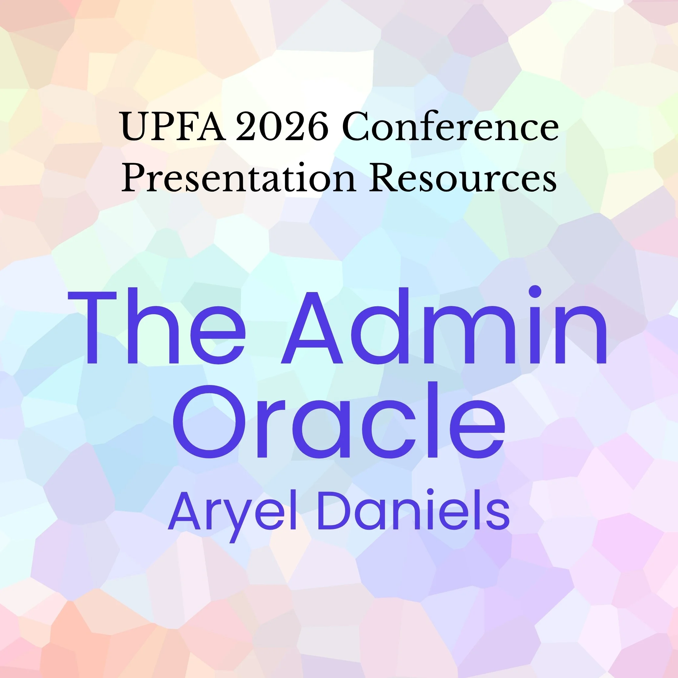 The Admin Oracle