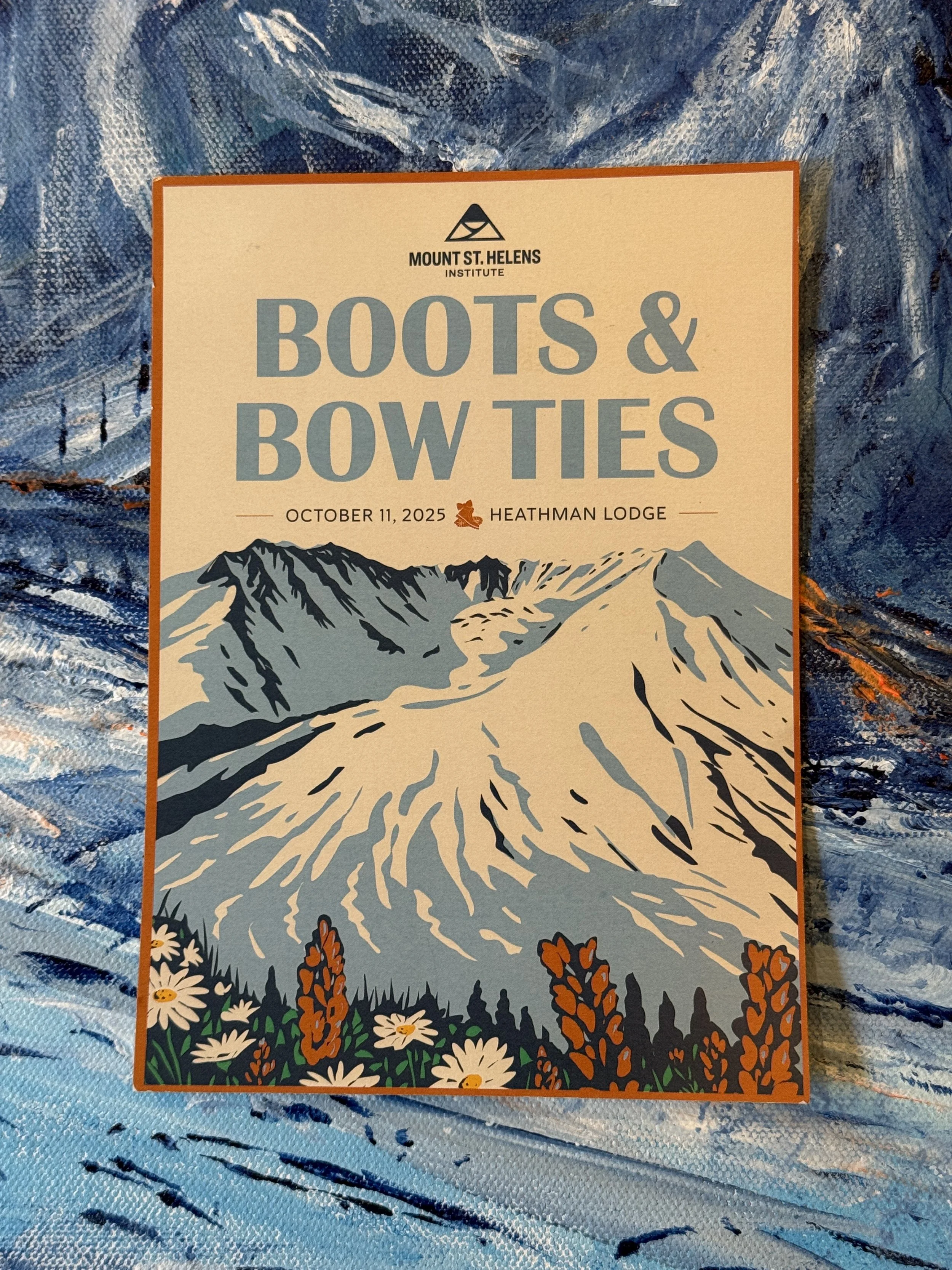 BOOTS & BOW TIES: Mount St. Helens Institute’s FUNDRAISER