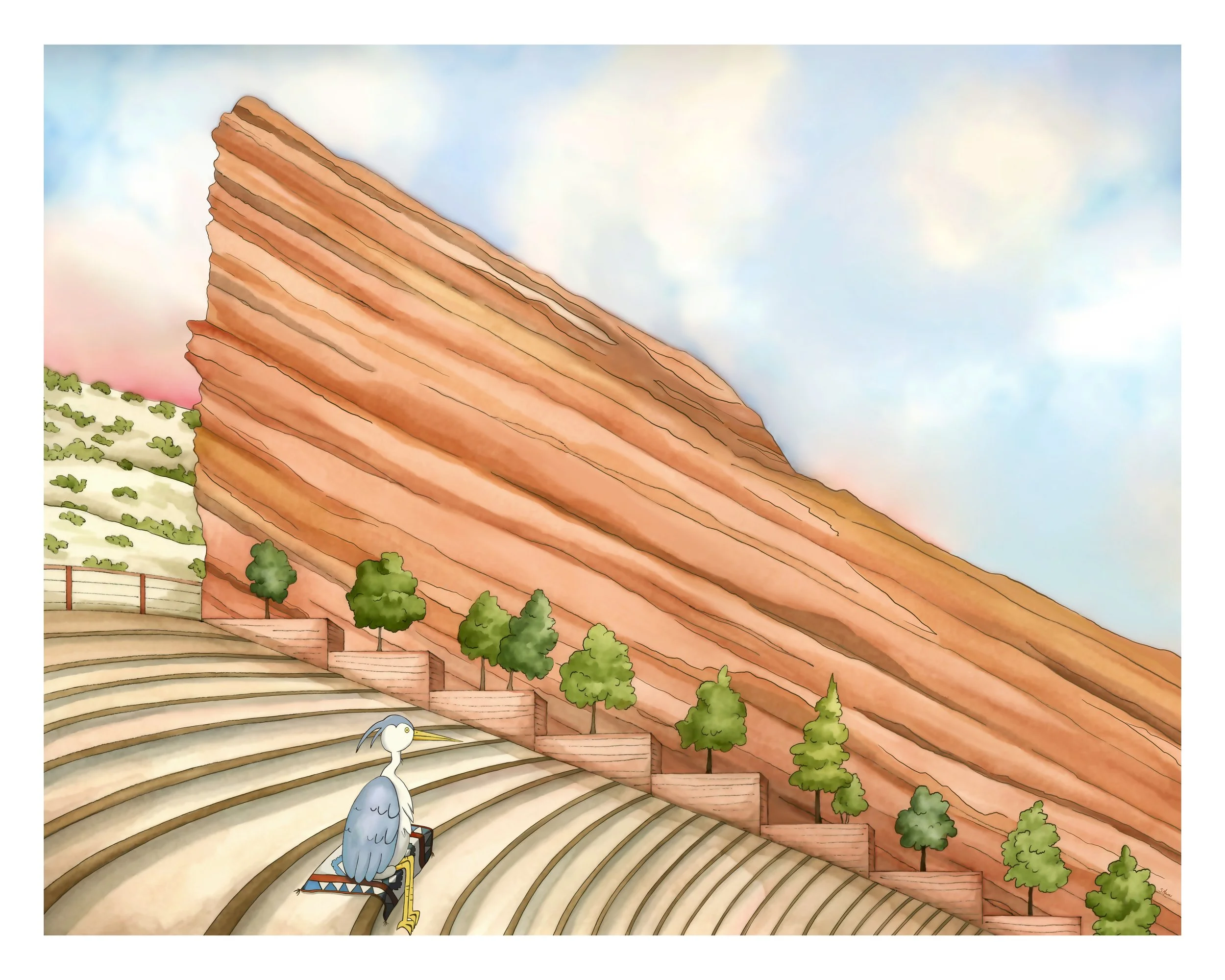 Red Rocks Print