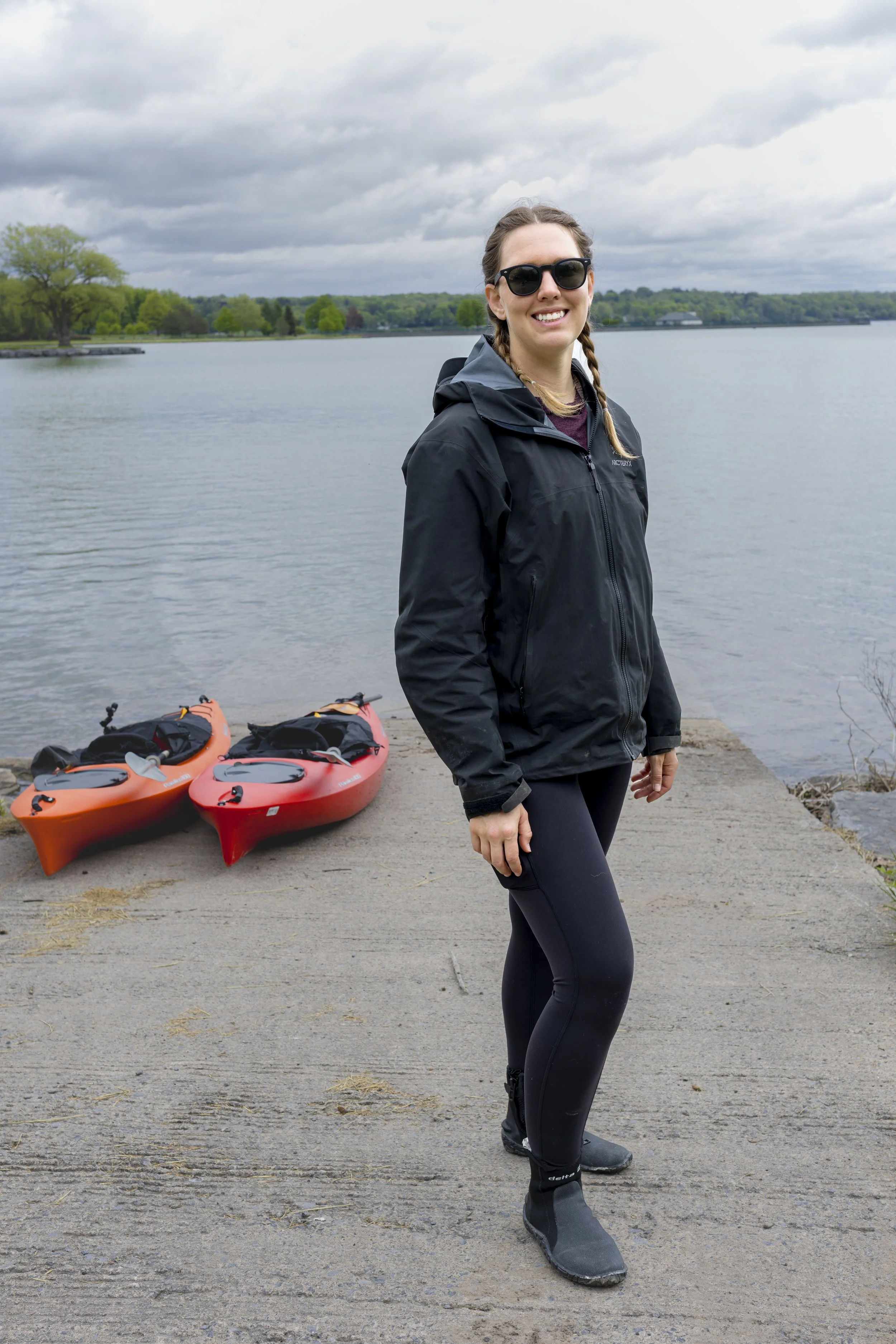 Self Portrait, Kate Sage, Otisco Lake, N.Y.