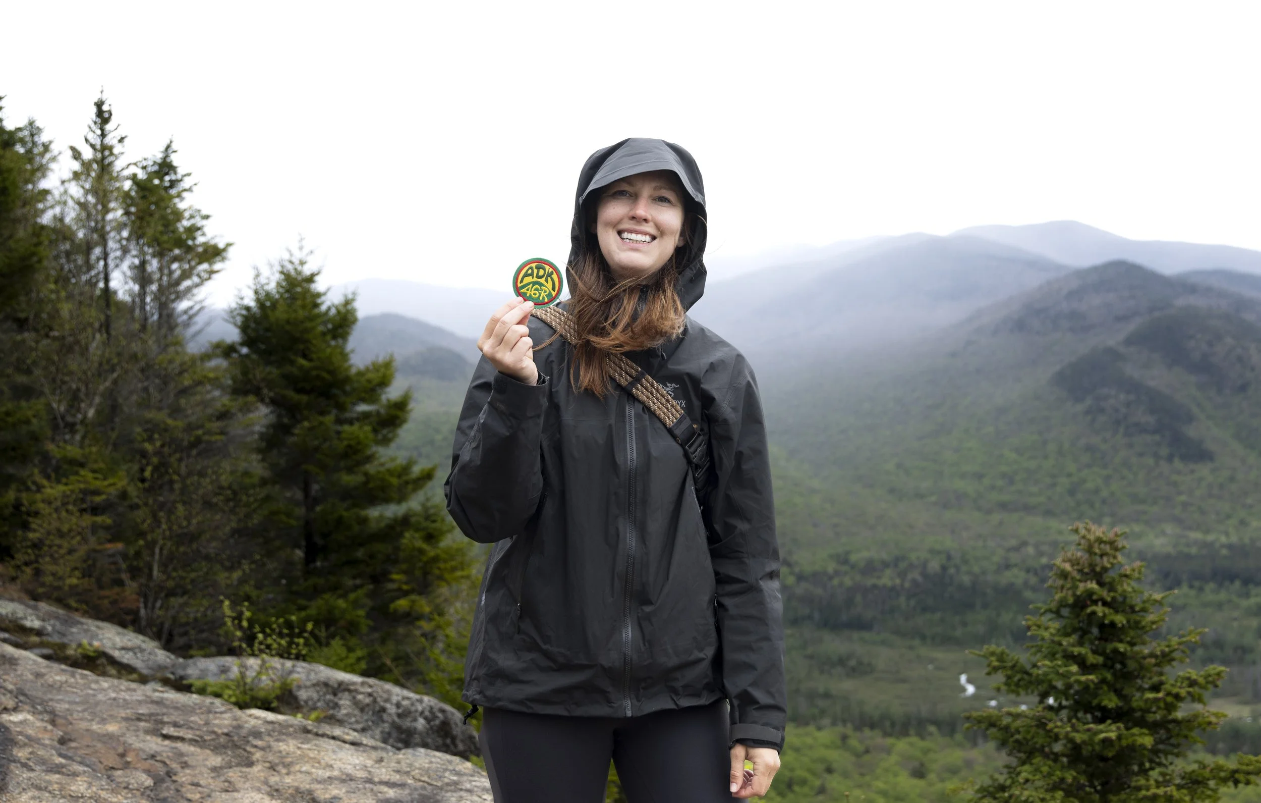 Self Portrait, Kate Sage in the Adirondacks, N.Y.