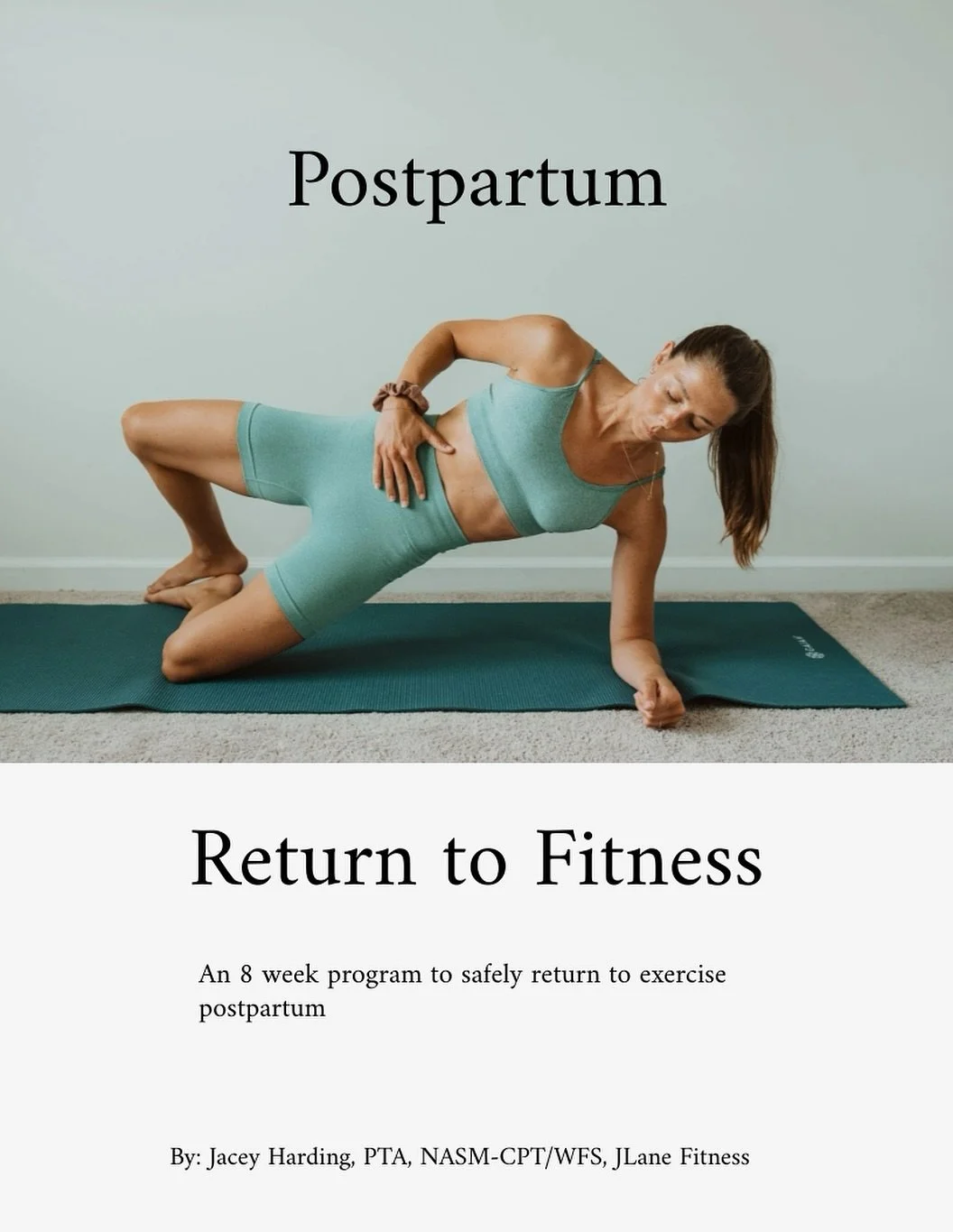 Here she is. The labor of love that I have been holding on to for 2 years 🫠😂💛 I am finally being brave and kicking it out of the nest. This is an 8 week progressive program that starts as early as 1 week postpartum to help you safely return to exe