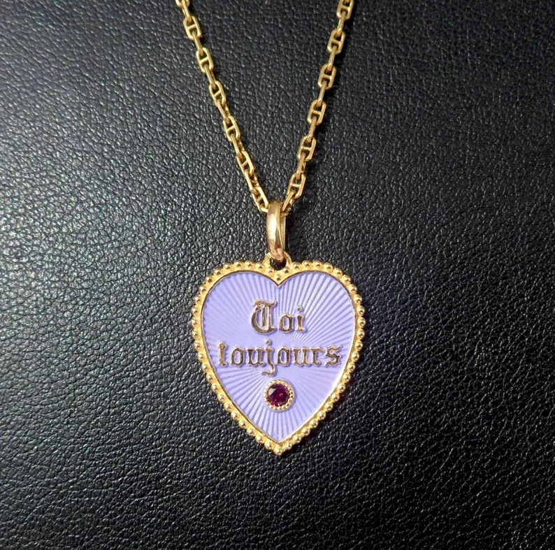 French ' Toi & Moi Toujours ' Charm