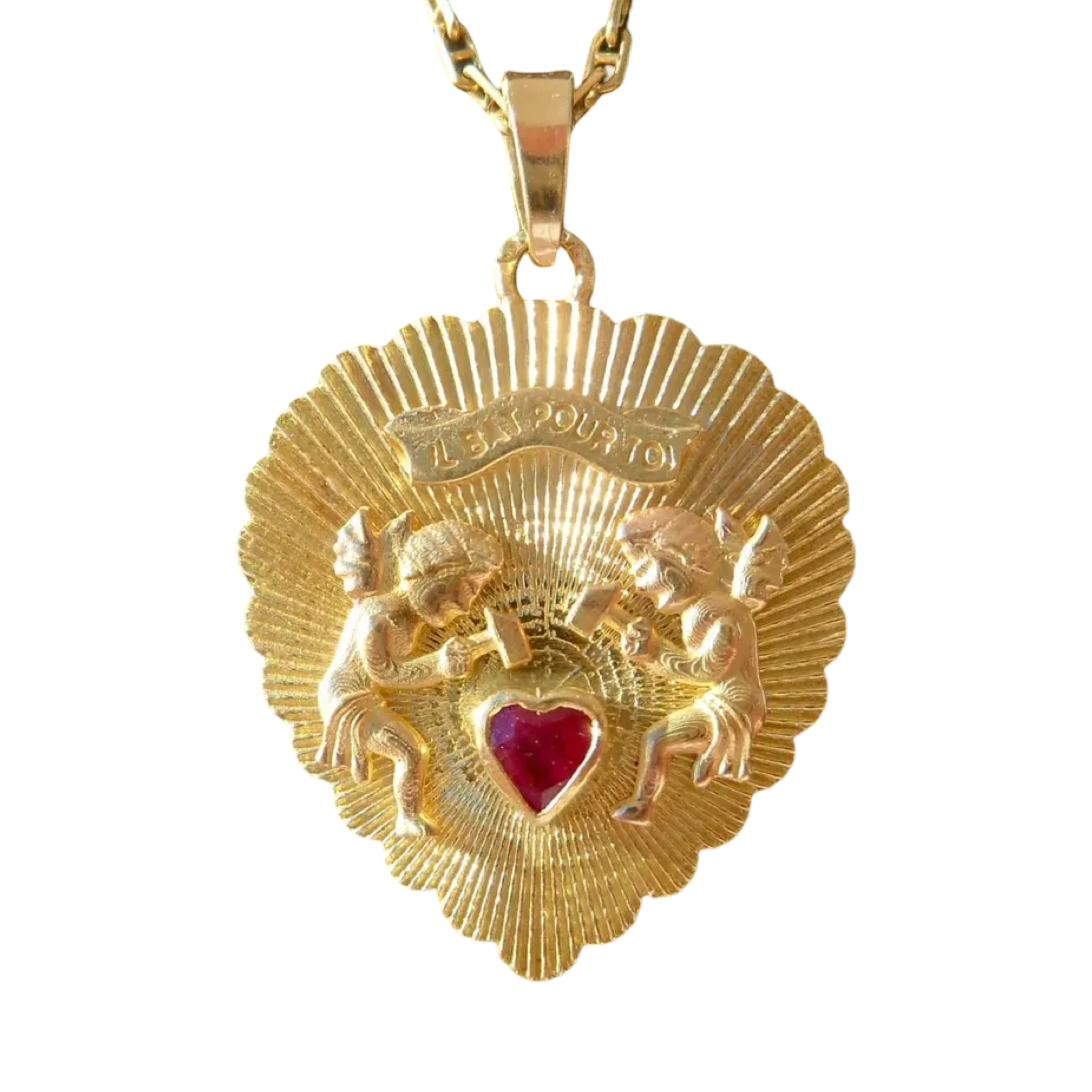 French ' Il Bat pour Toi ' Charm