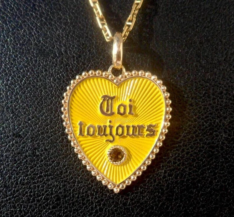 French ' Toi & Moi Toujours ' Charm