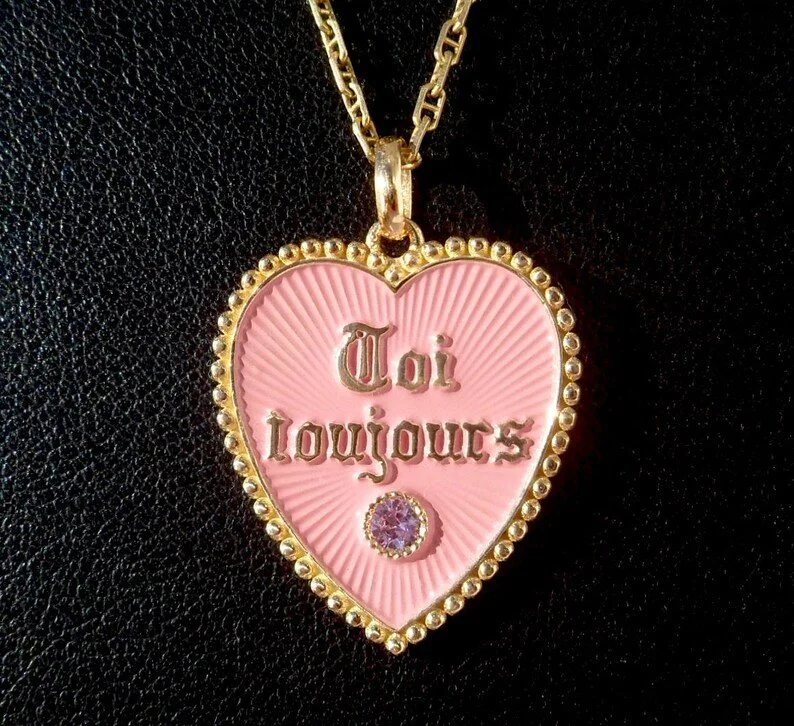 French ' Toi & Moi Toujours ' Charm