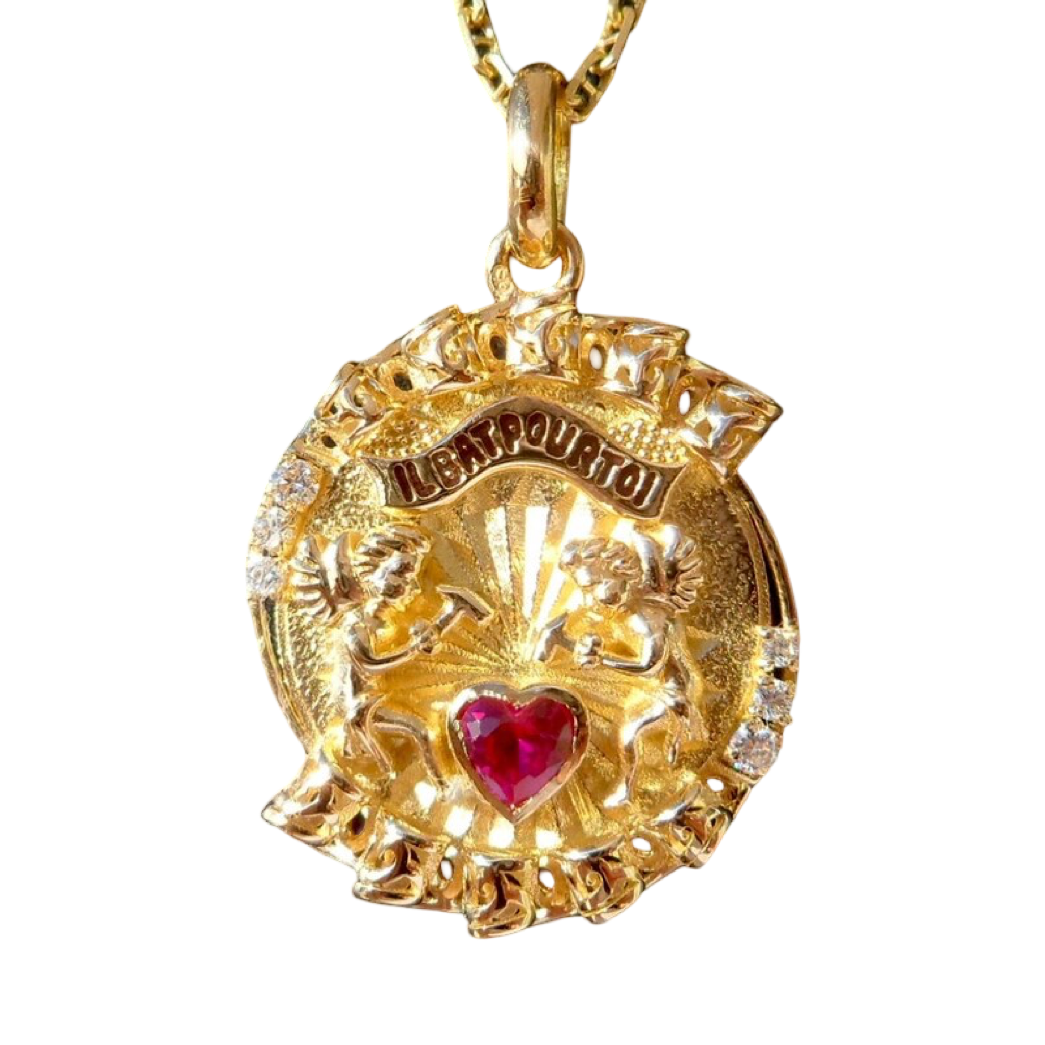 French ' Il Bat pour Toi ' Charm