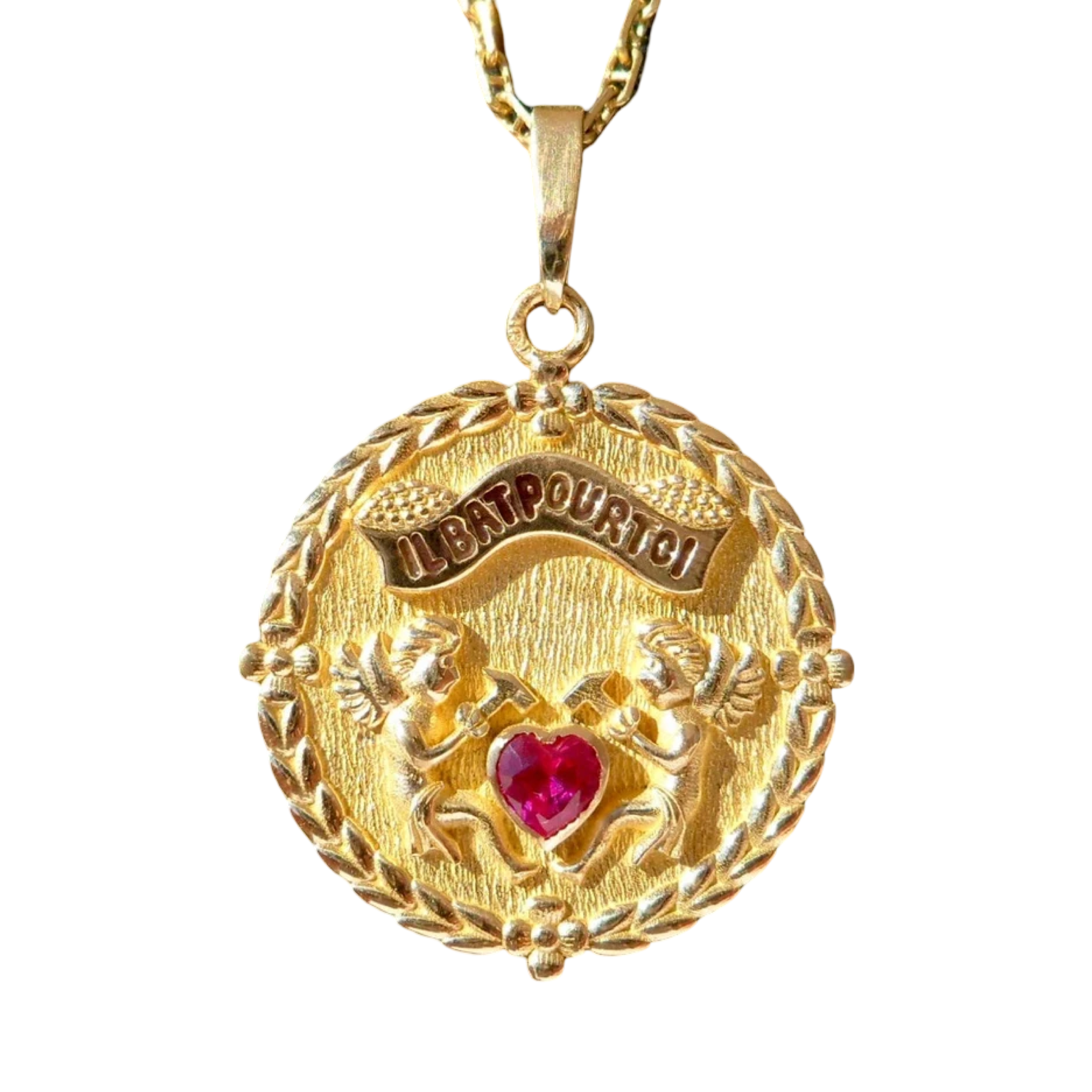 Vintage French ' Il Bat pour Toi ' Charm