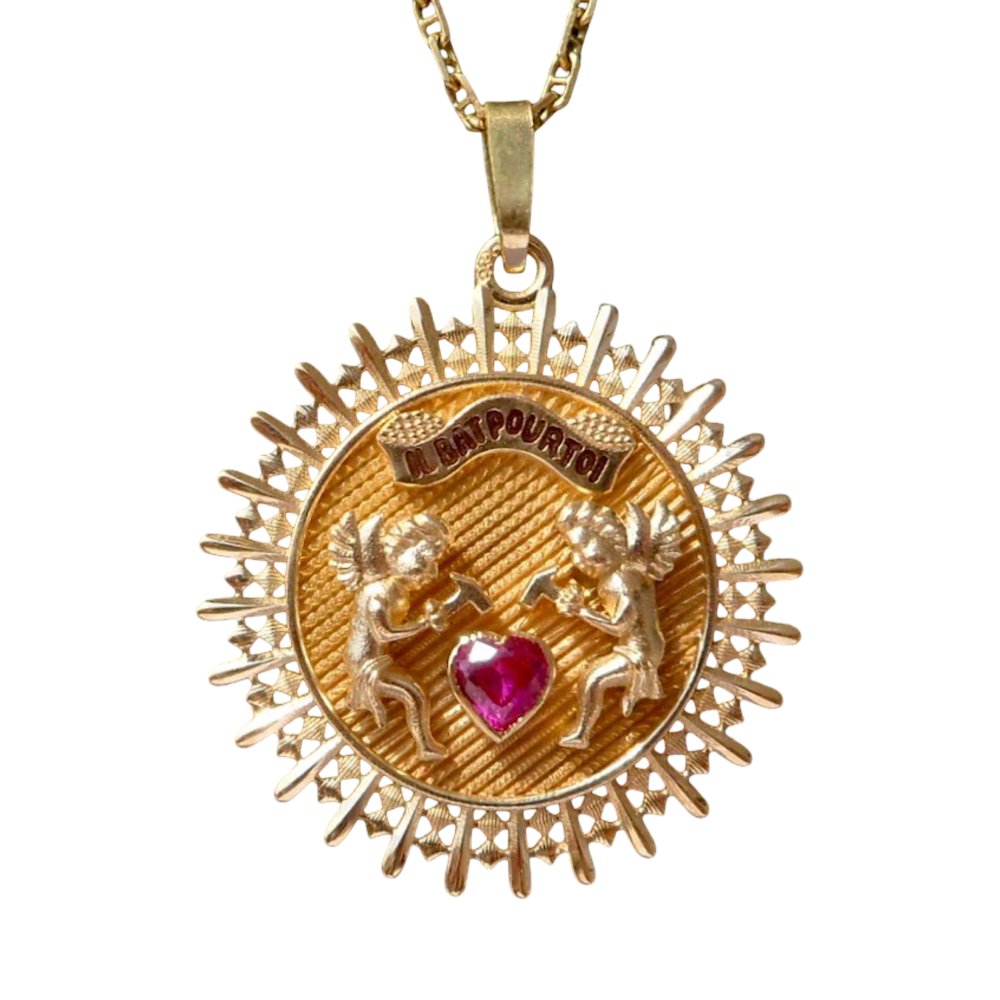 Vintage French ' Il Bat pour Toi ' Charm