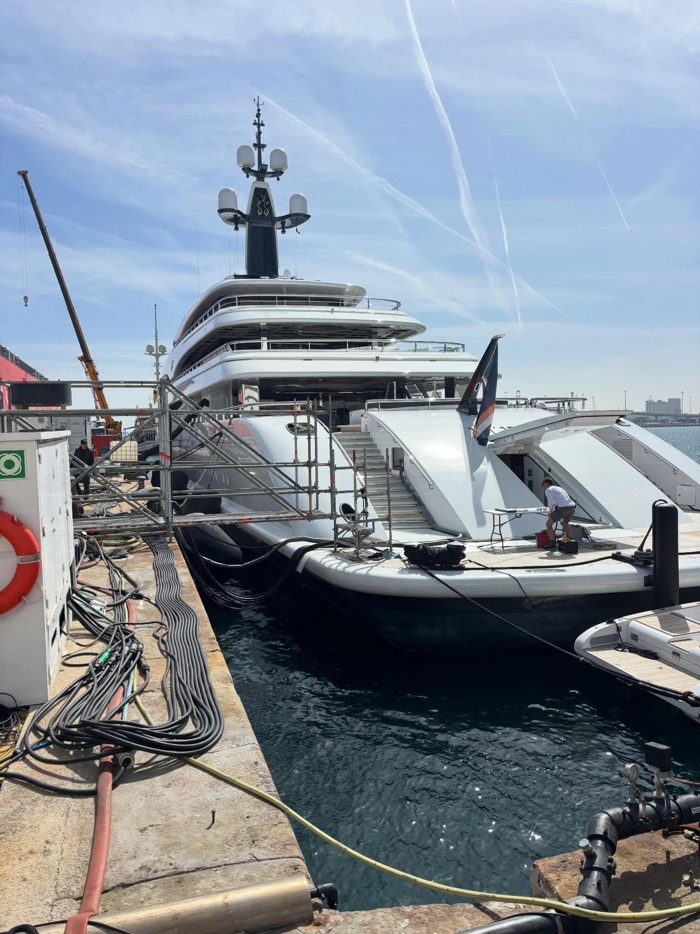 Our team has signed off the installation of a new Magnus SP300 600KVA/400V/50HZ shore converter system at MB92 marine yard in Barcelona. 
Hybrid Electrical project managed this week installation and coordinated with all related trades involved with t
