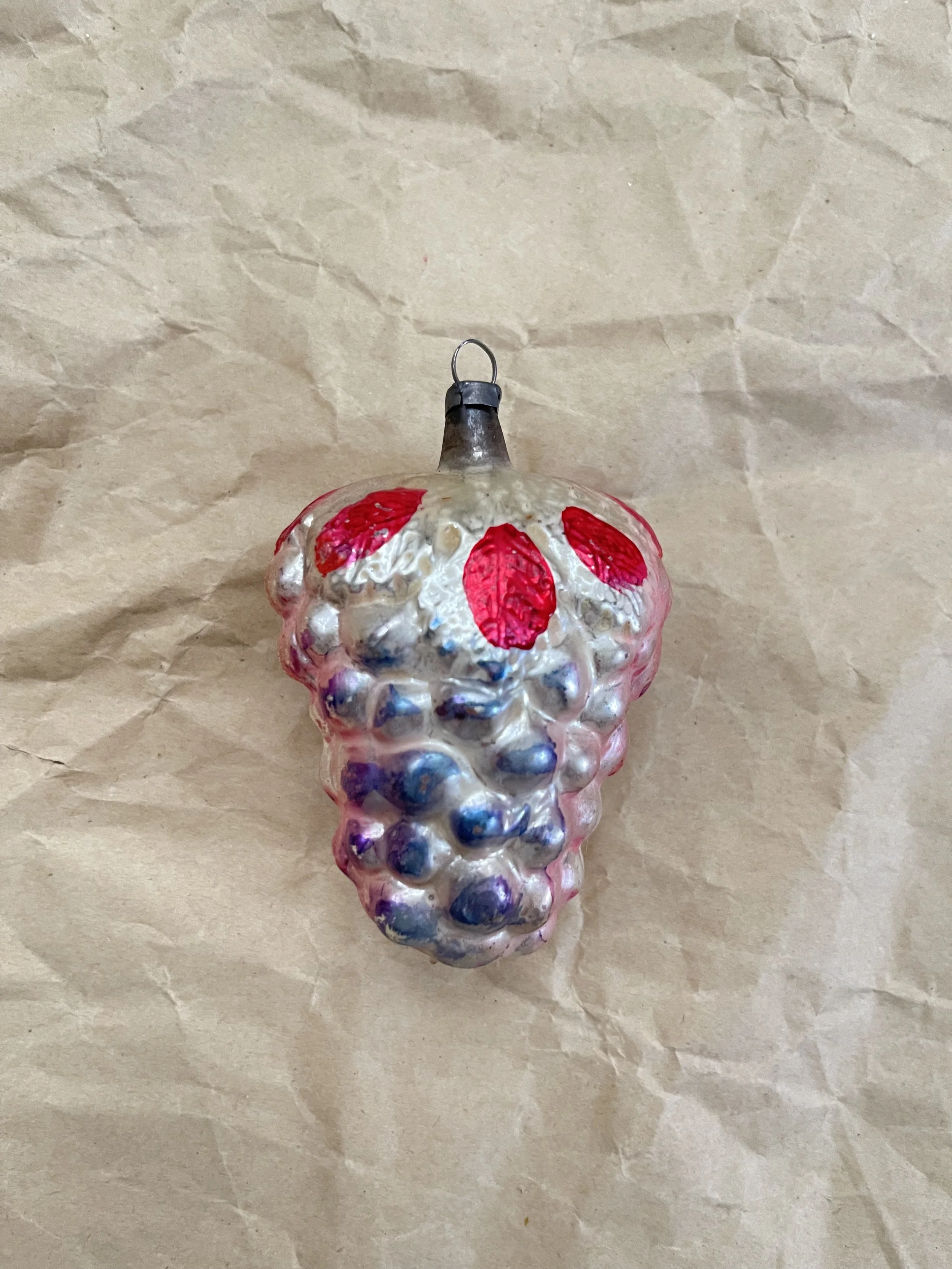 Antique Bi-colored Grape Cluster ornament