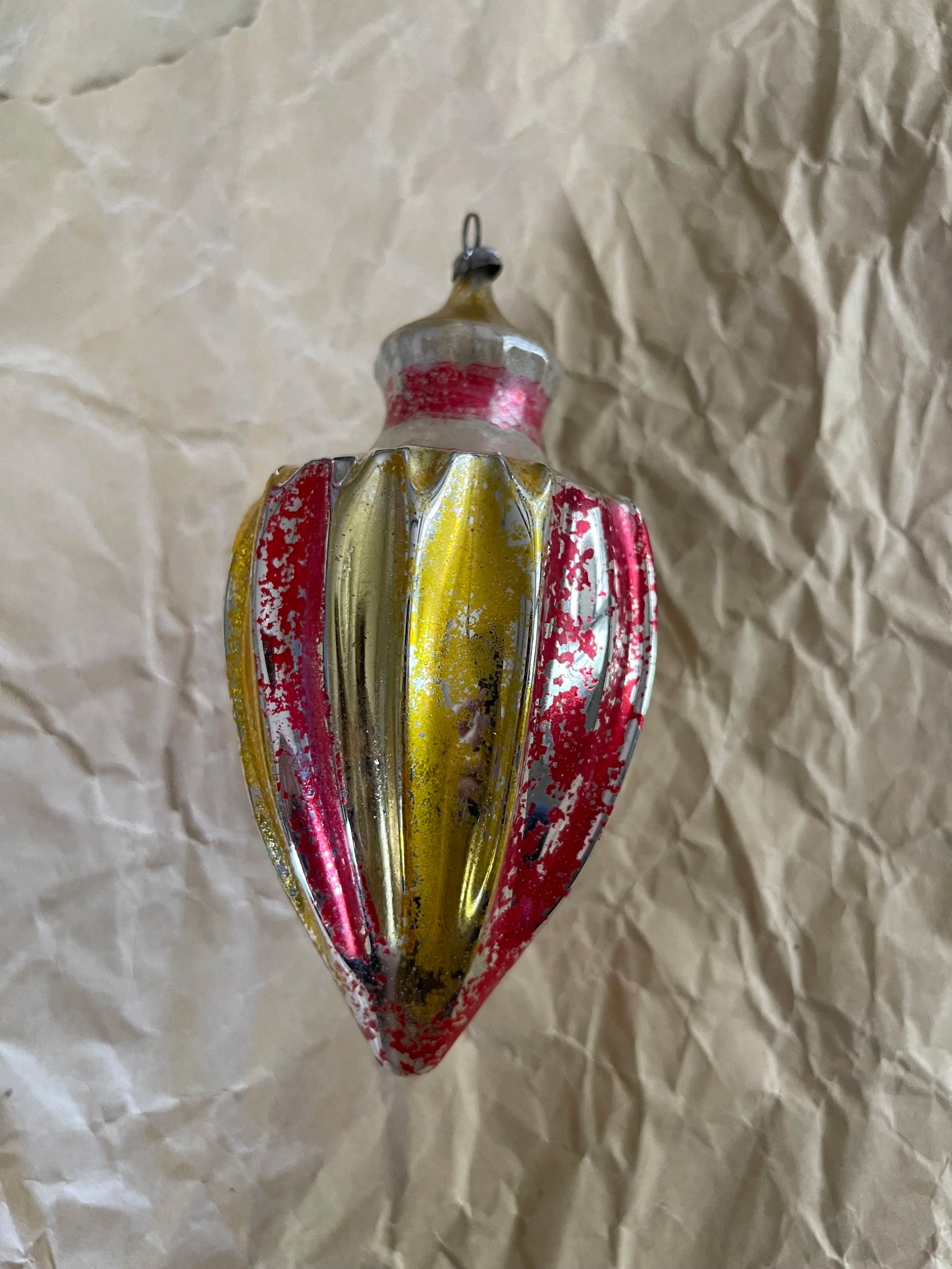 Jumbo German Finial with Stripes.