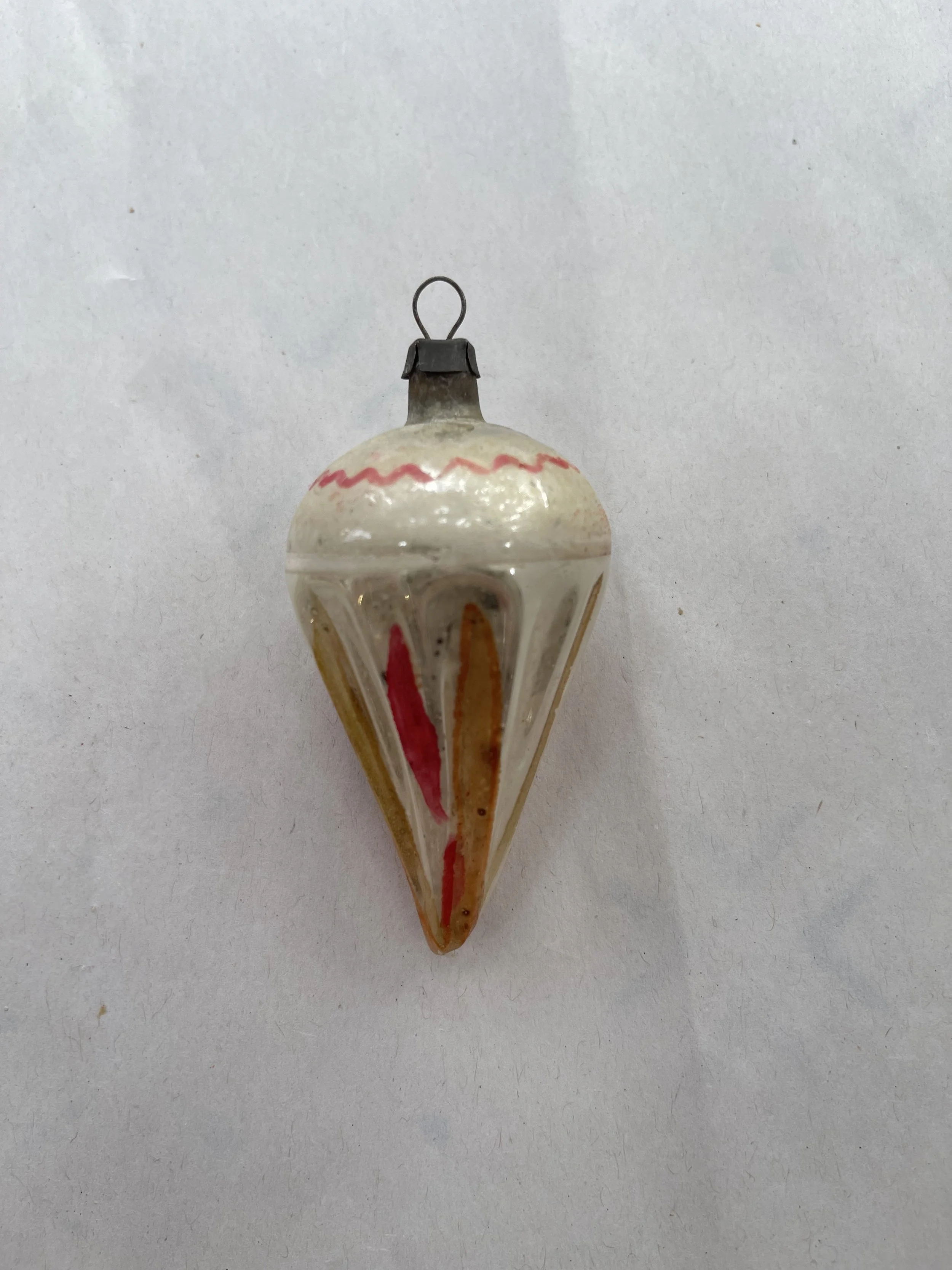 German Teardrop Glass Ornament