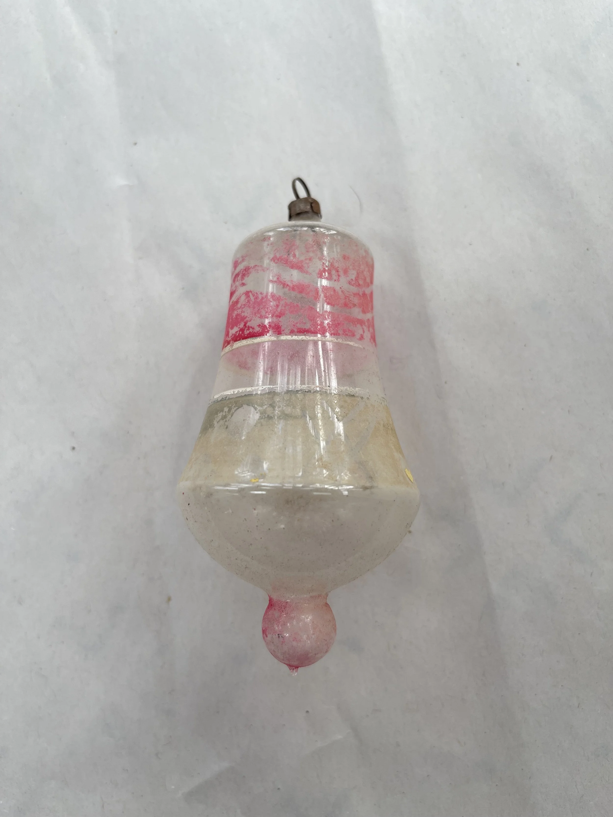German Art Deco Bell Glass Ornament