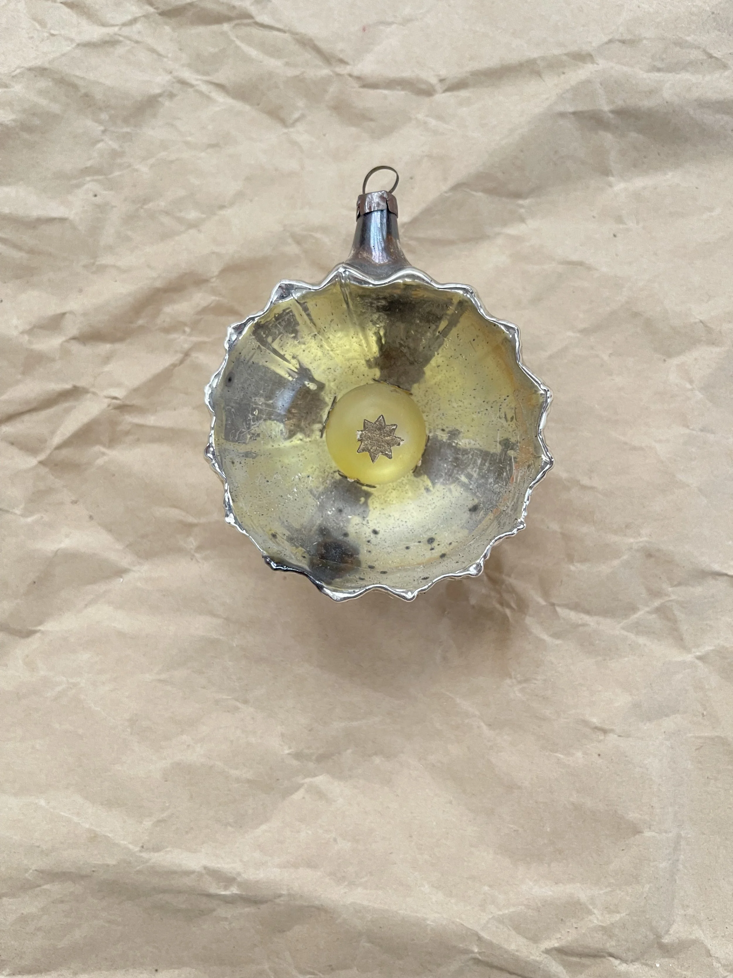 Antique Kaleidoscope Reflector Ornament
