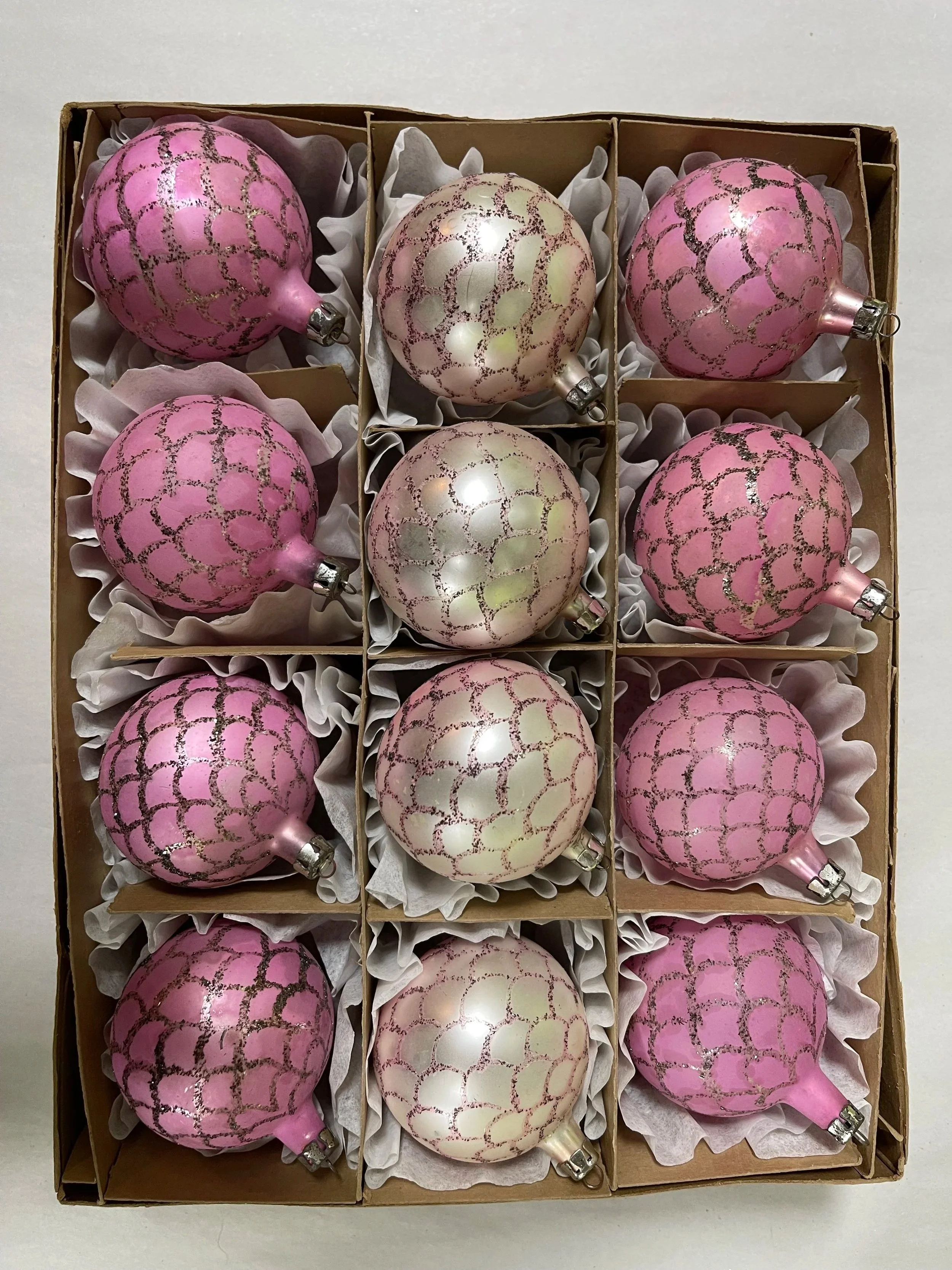 Box of Polish Mermaid Scale Ornaments.