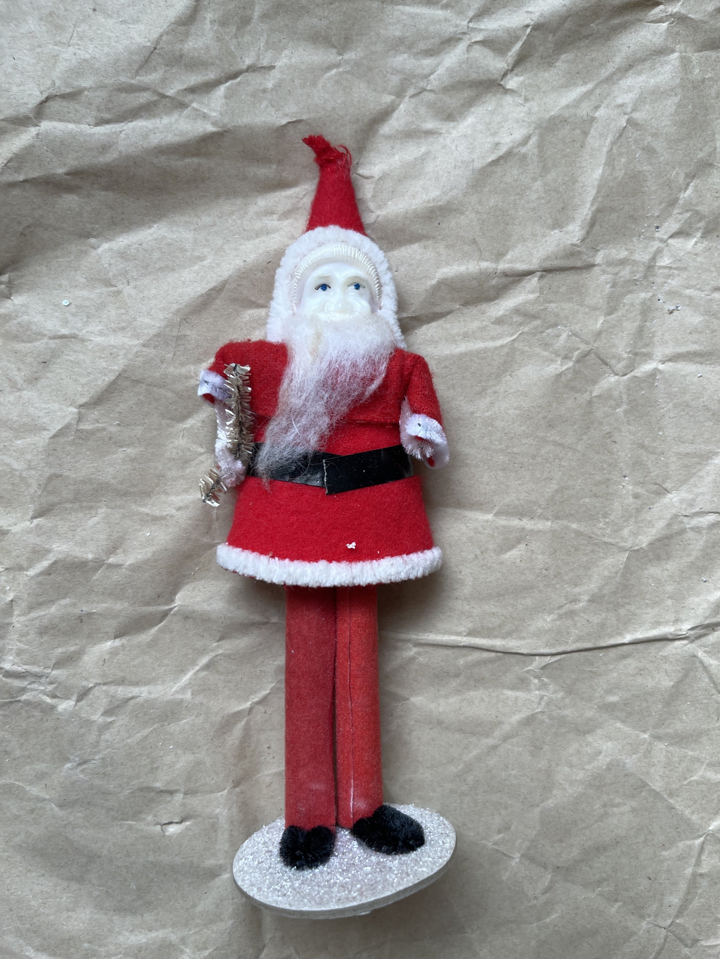 Vintage Putz Santa