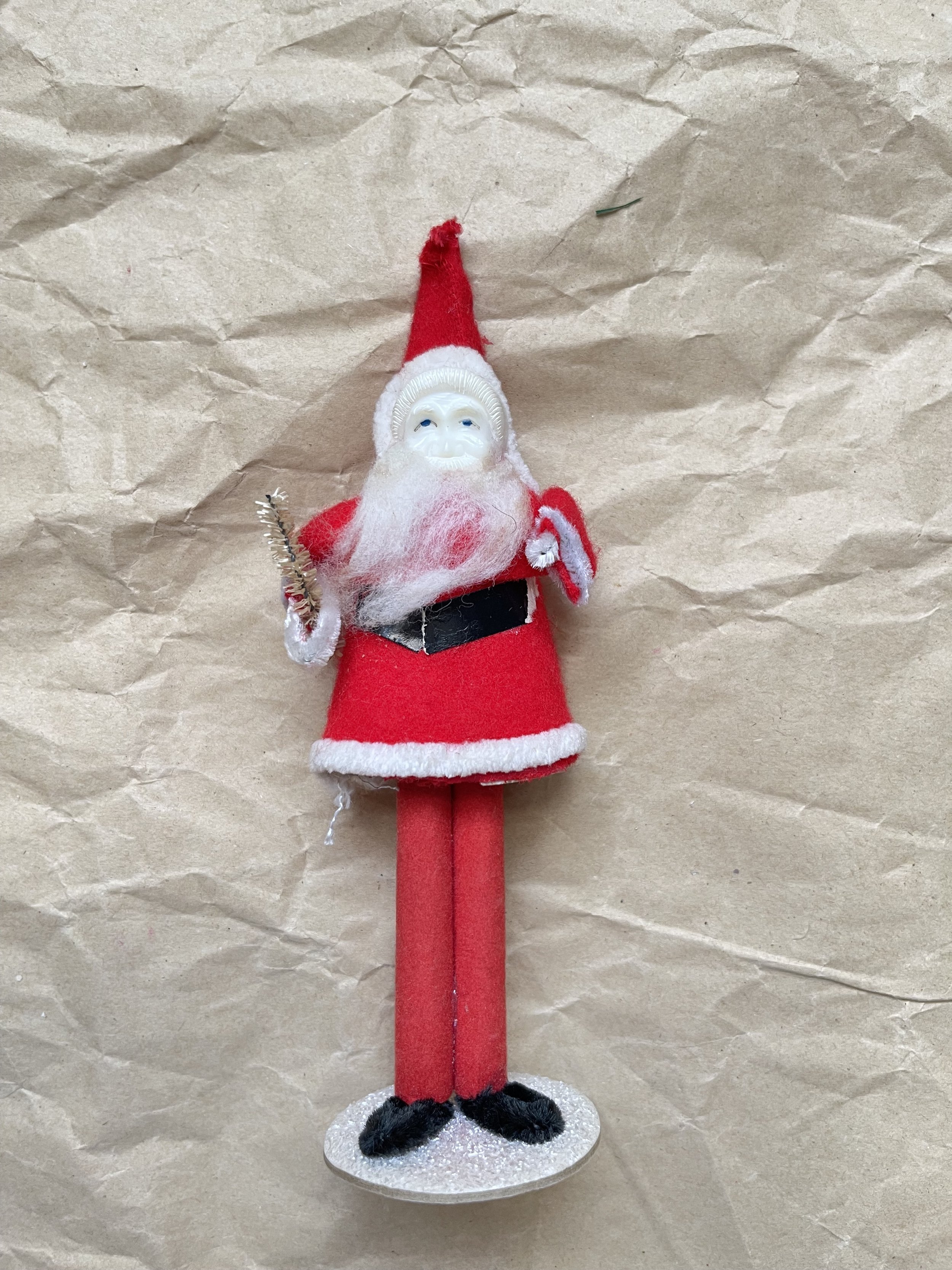Vintage Putz Santa