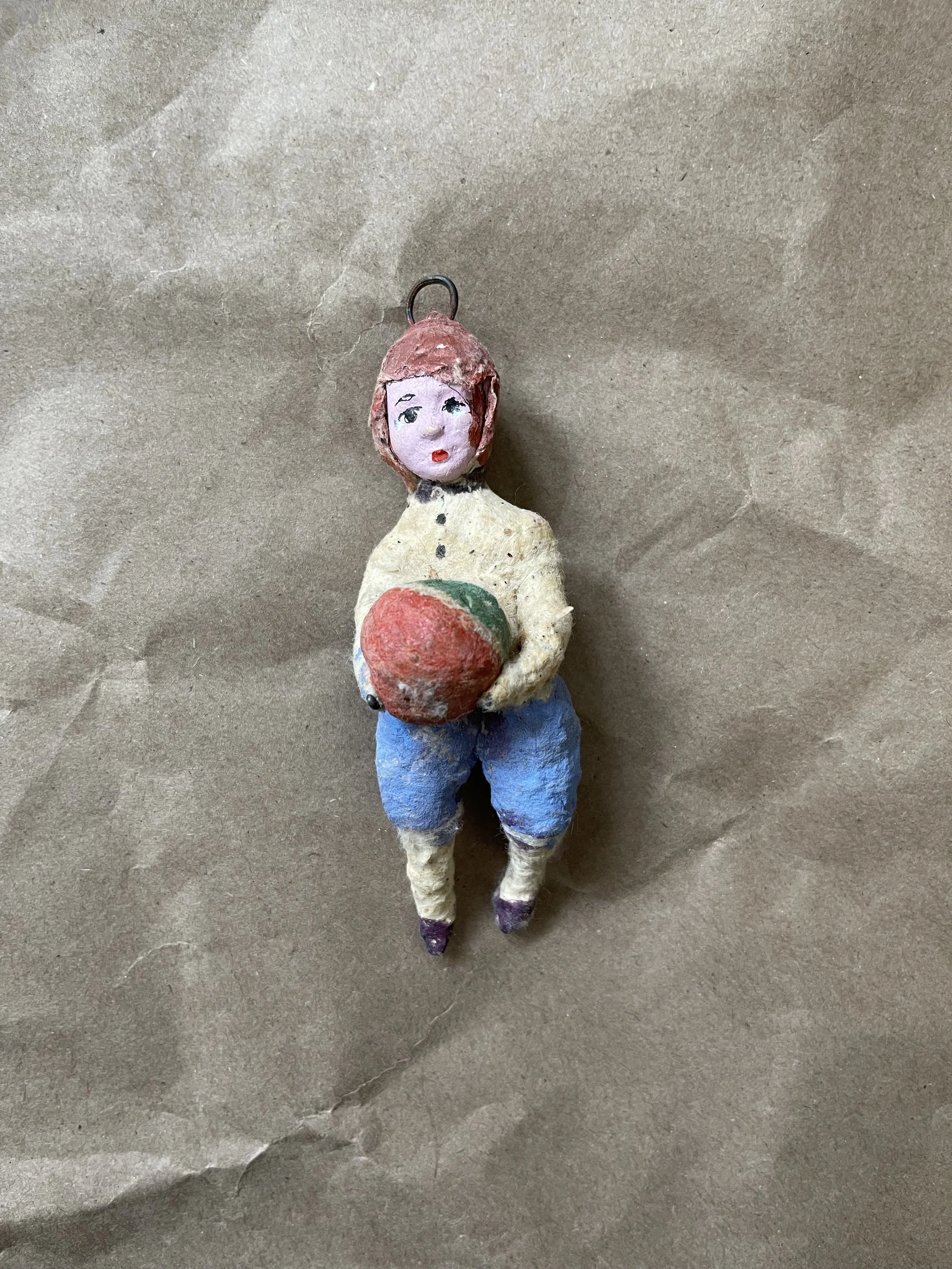 Russian Spun Cotton Child with Ball