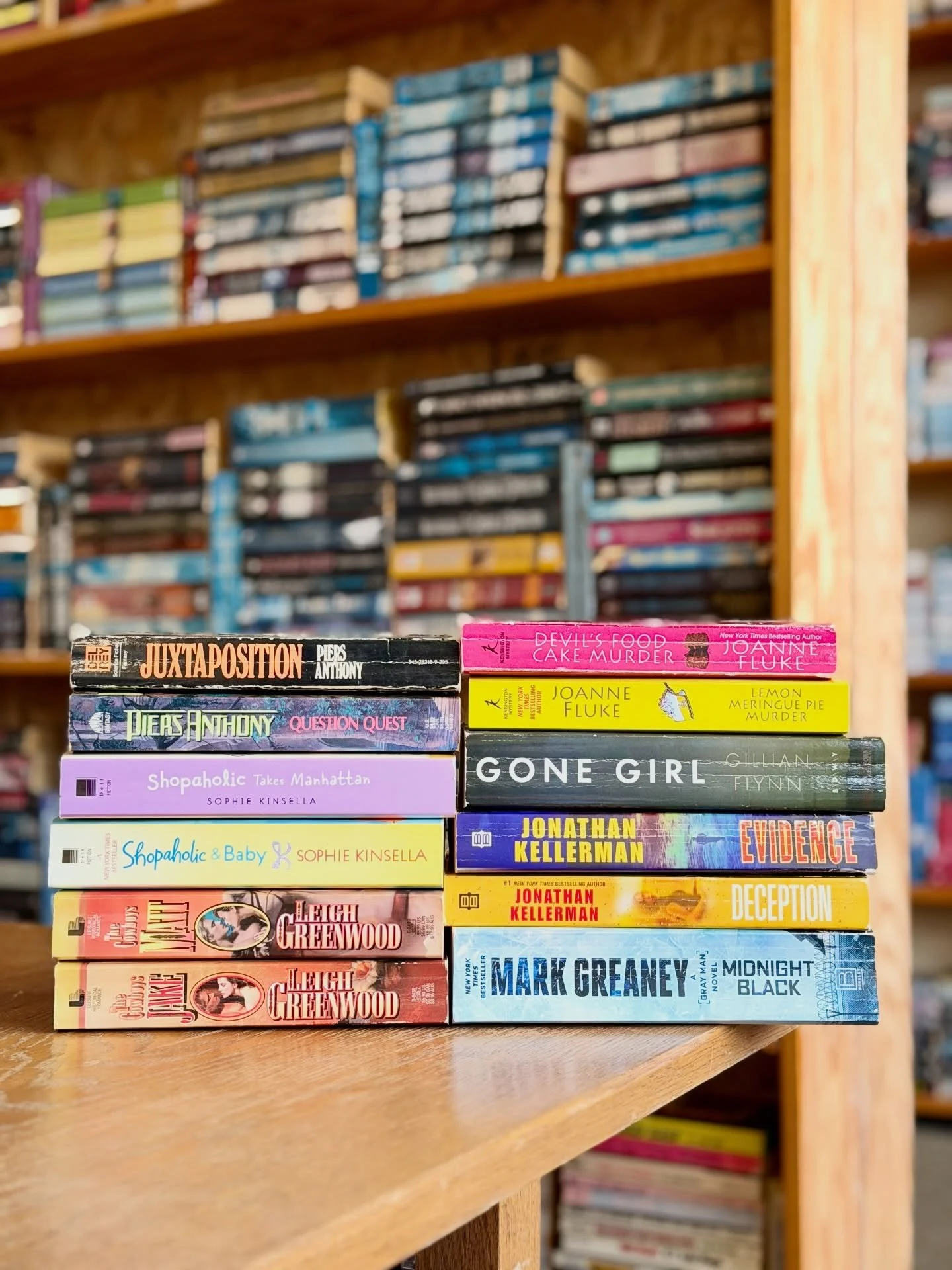 So many genres, all $3. Don't miss our Mass Market room on your next visit!