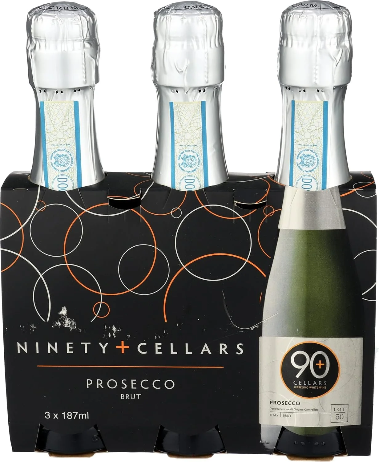 90+ Cellars ‘Lot 50’ Prosecco 187ml 3-pk