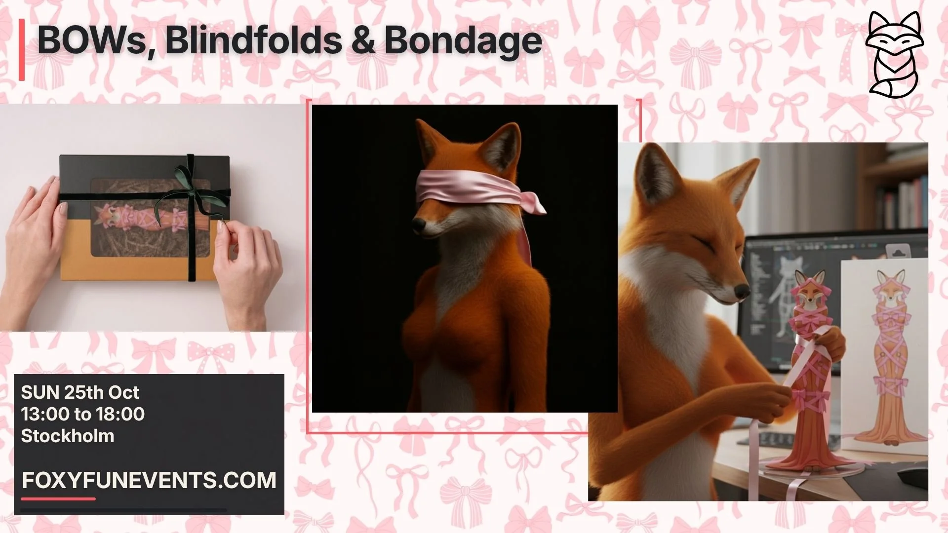 Sunday Funday — Bows, Blindfolds and Bondage
