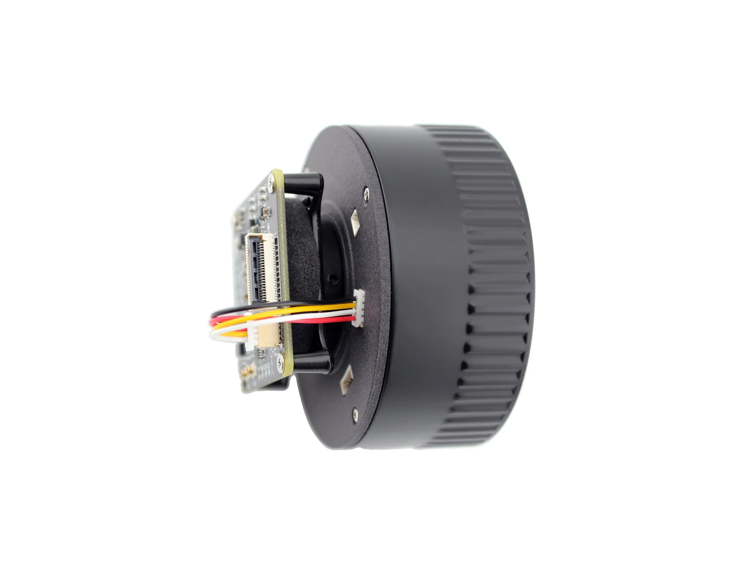 Assembly of Canon EF / EF-S Lens  Adapter and OneInchEye Camera, right side