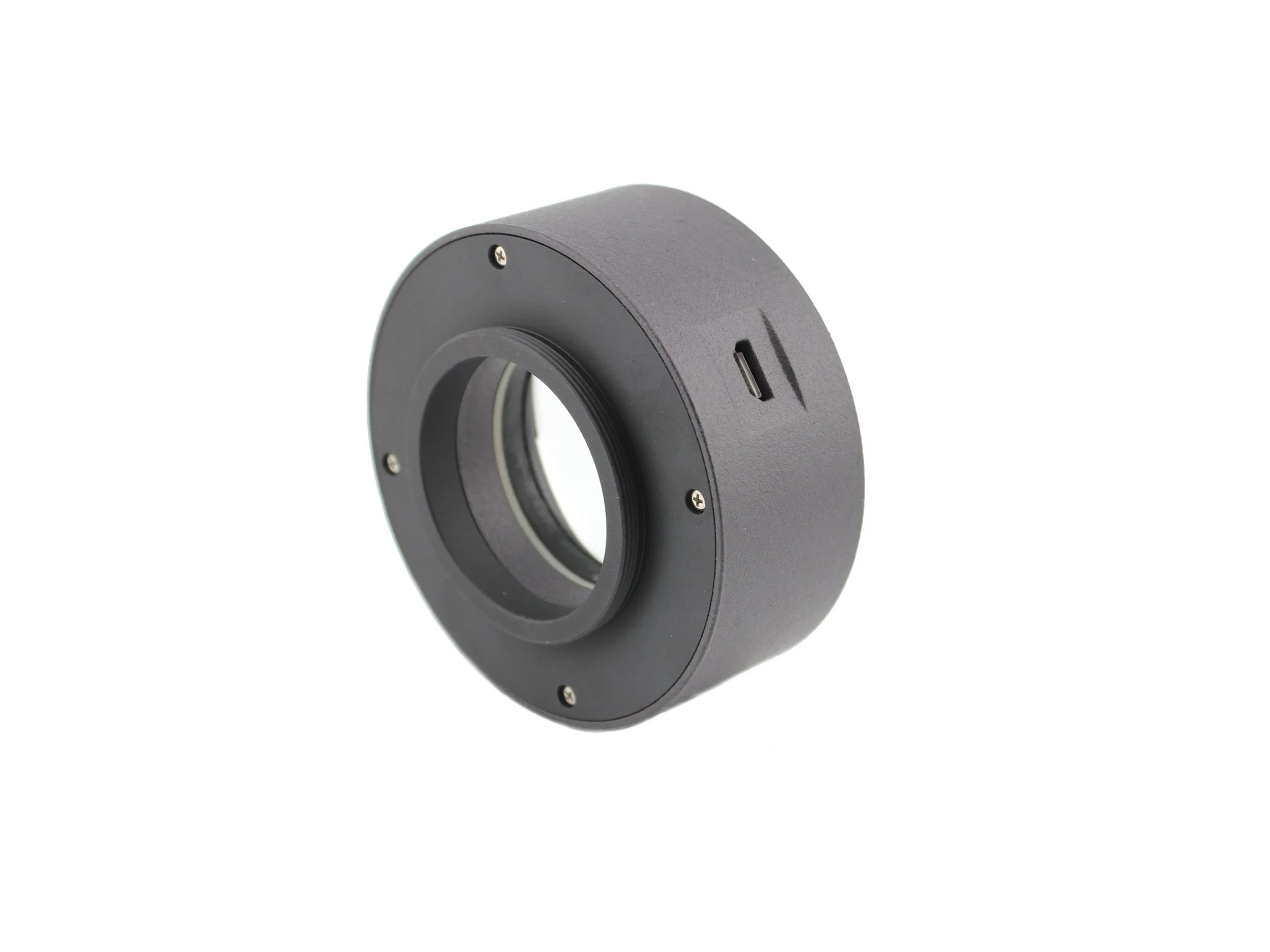 Canon EF / EF-S Lens Controller & Adapter for Astronomy Camera 17.5 mm back focus male thread without filters support