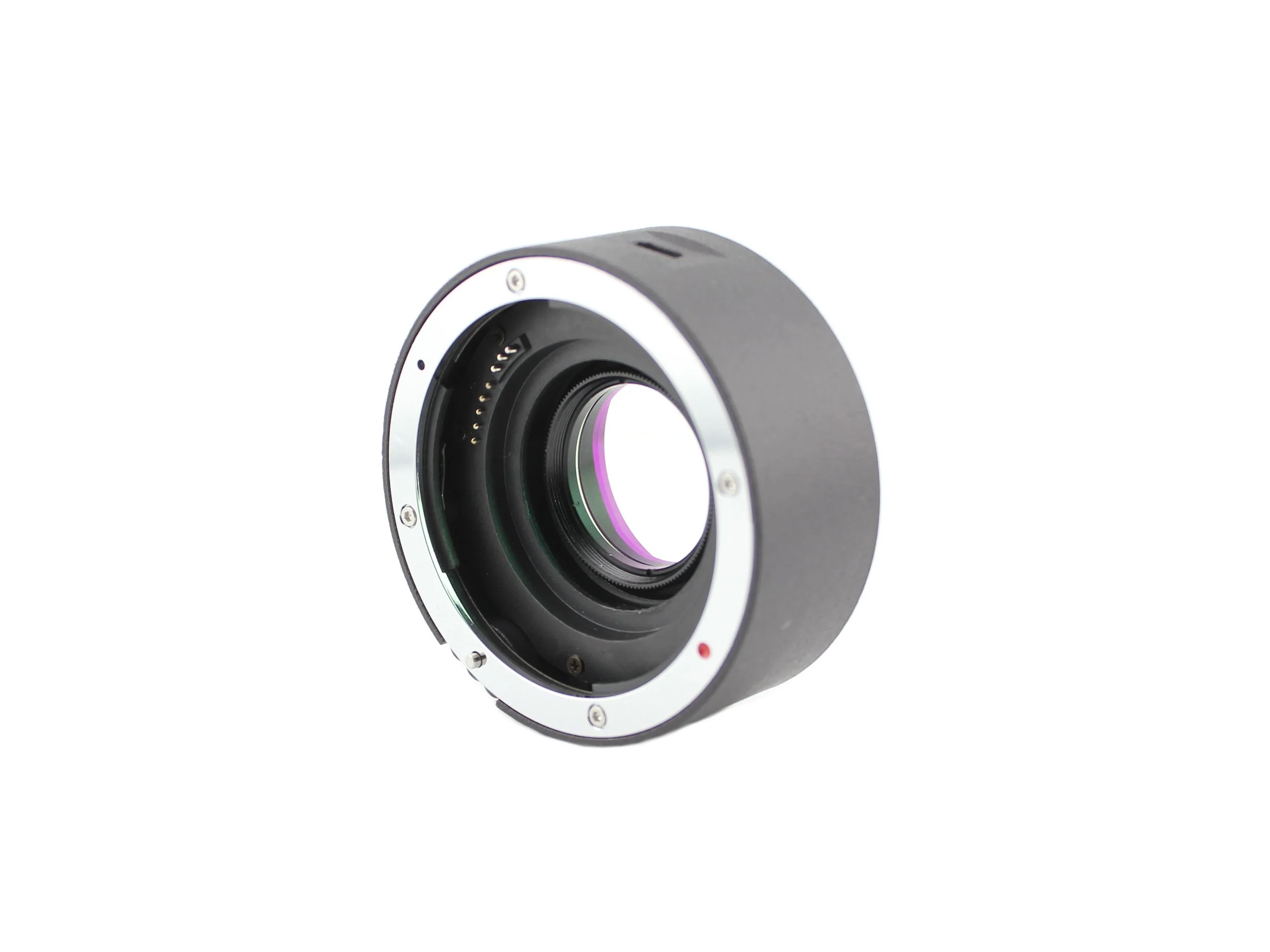 Canon EF / EF-S Lens Controller & Adapter for Astronomy Camera 17.5 mm back focus male thread 1.25" filters support front view
