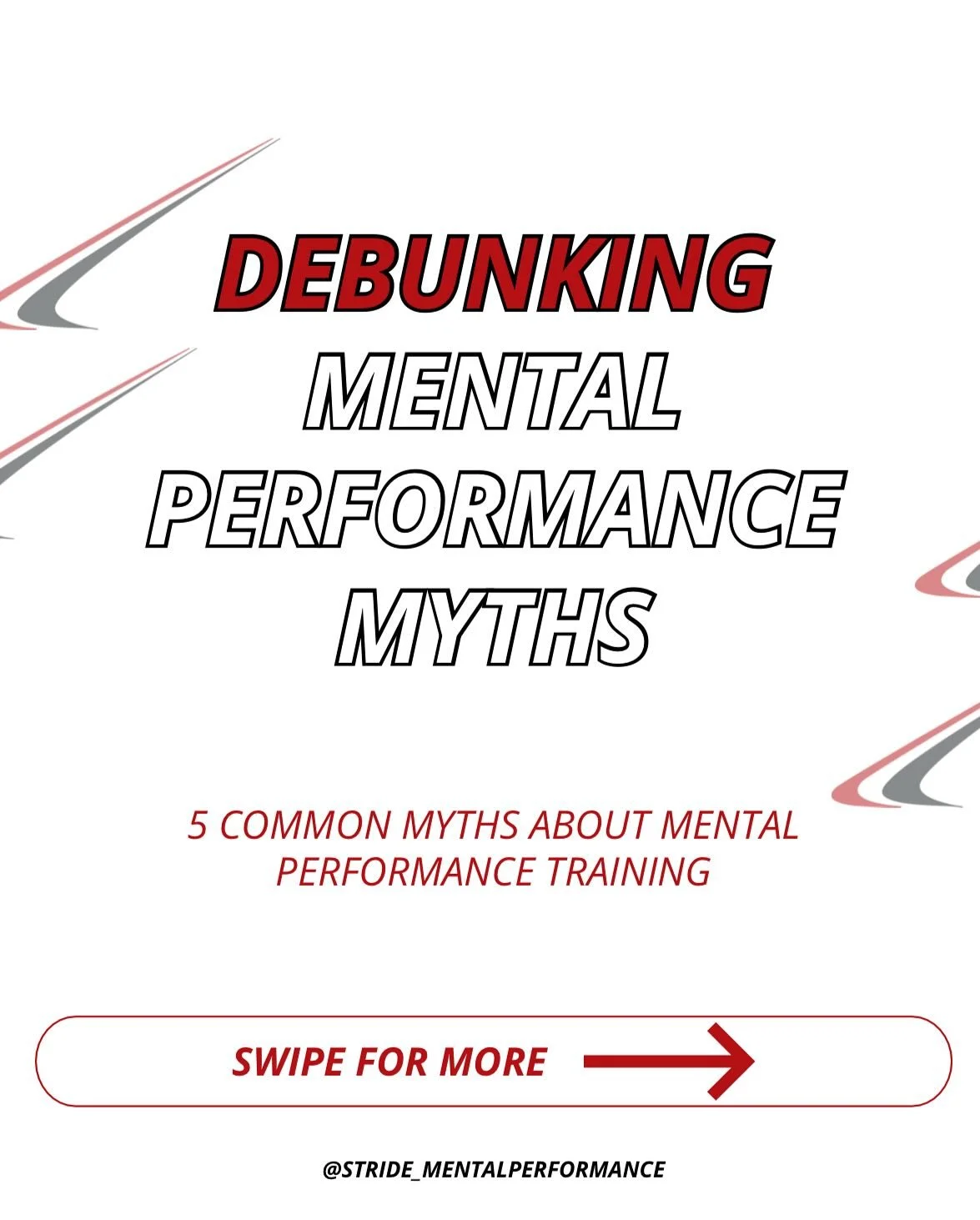 🚨MYTH-BUSTING🚨

➡️Swipe to read the truth behind Mental Performance Training💥

#mental #mentalperformancecoach #mentalperformance #myths #truth #sport #sportpsychology #maine #portlandmaine