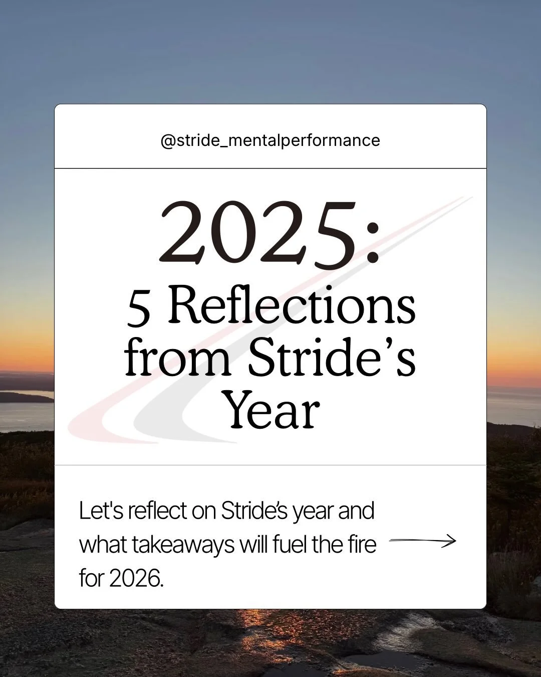 Grateful for all that 2025 has taught me about myself, owning a business, and working as a mental performance coach. Can&rsquo;t wait to see what&rsquo;s in store in 2026 💥

This is just the beginning. 

#mental #mentalperformance #mentalperformance