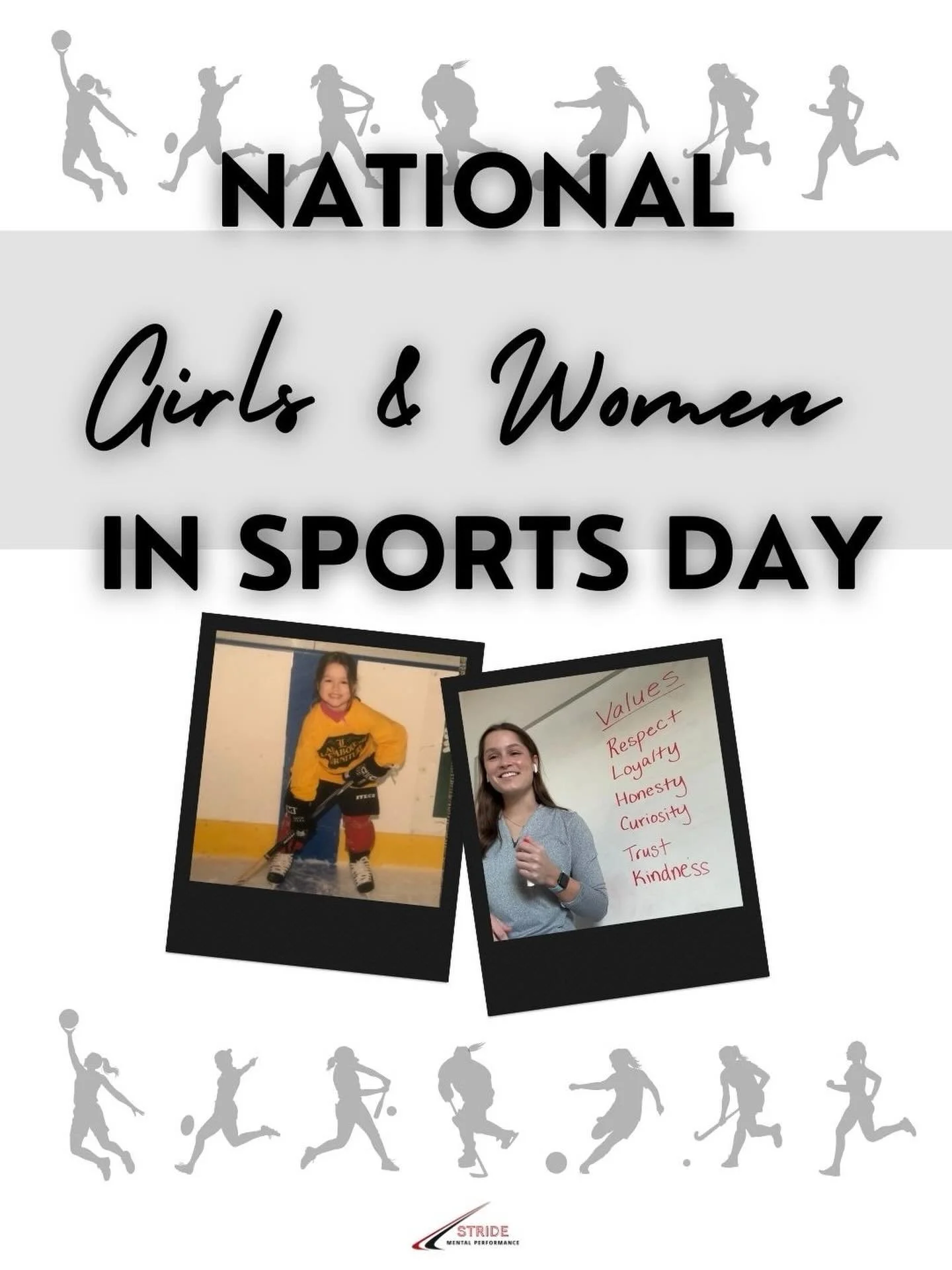 Happy National Girls &amp; Women in Sports Day💥

Girls and women&rsquo;s participation in sport is about so much more than the game. It&rsquo;s formative and empowering. 

Sports built my foundation. It taught and gave me&hellip;

Passion
Grit
Self-