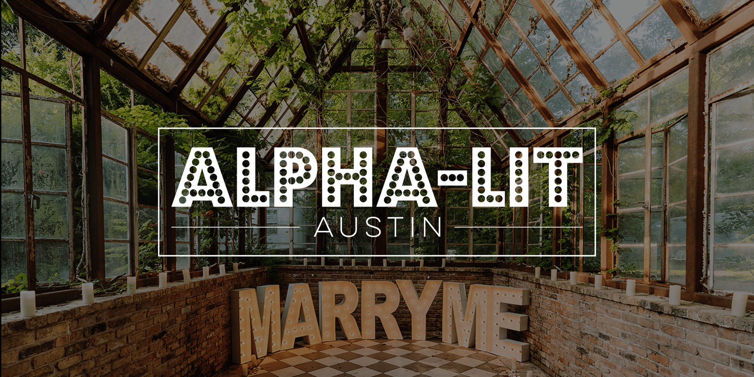 Light-Up Marquee Letters for Events | Austin & Surrounding Areas